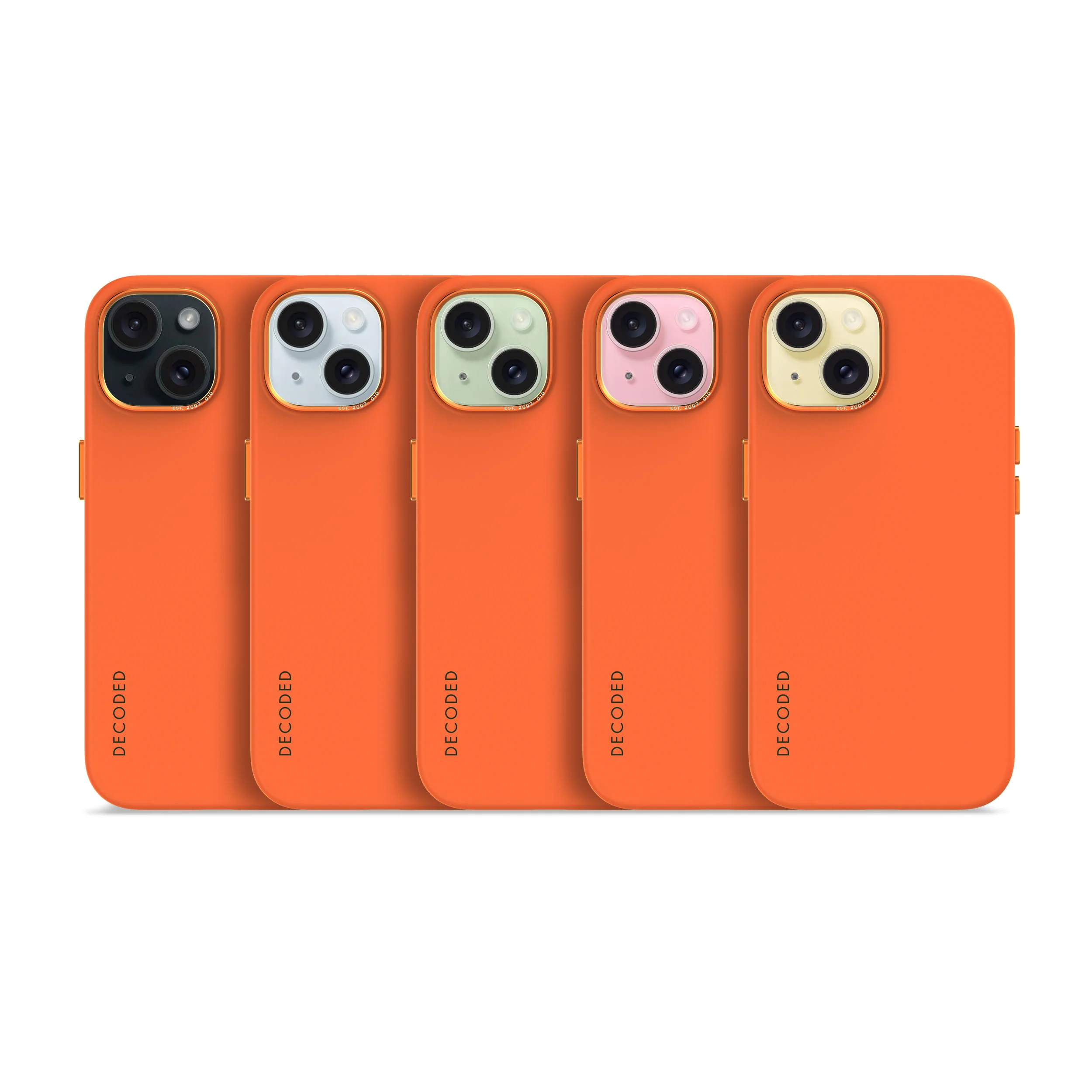AntiMicrobial Silicone Back Case | Apricot | iPhone 15 | D24IPO15BCS9AH - Image 7