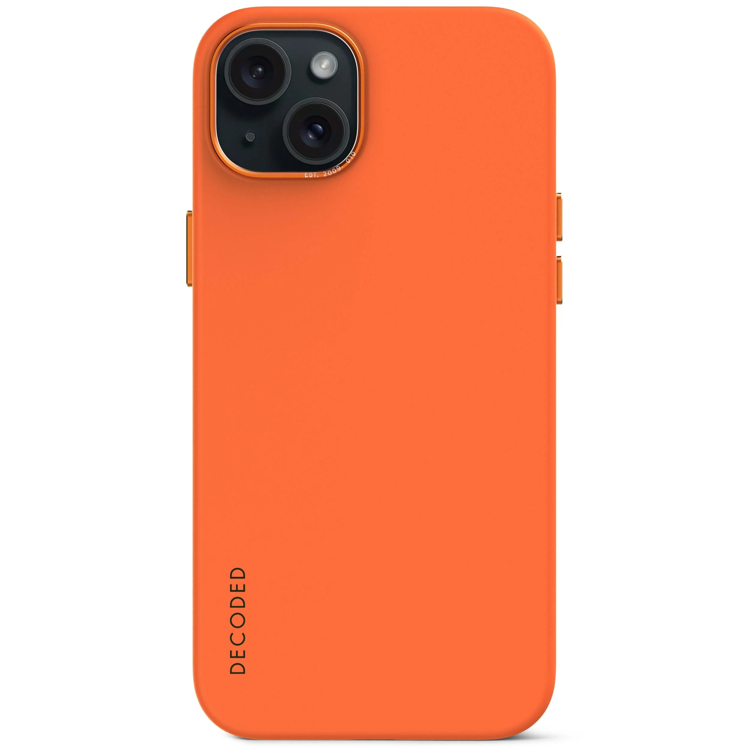 AntiMicrobial Silicone Back Case | Apricot | iPhone 15 Plus | D24IPO15PLBCS9AH