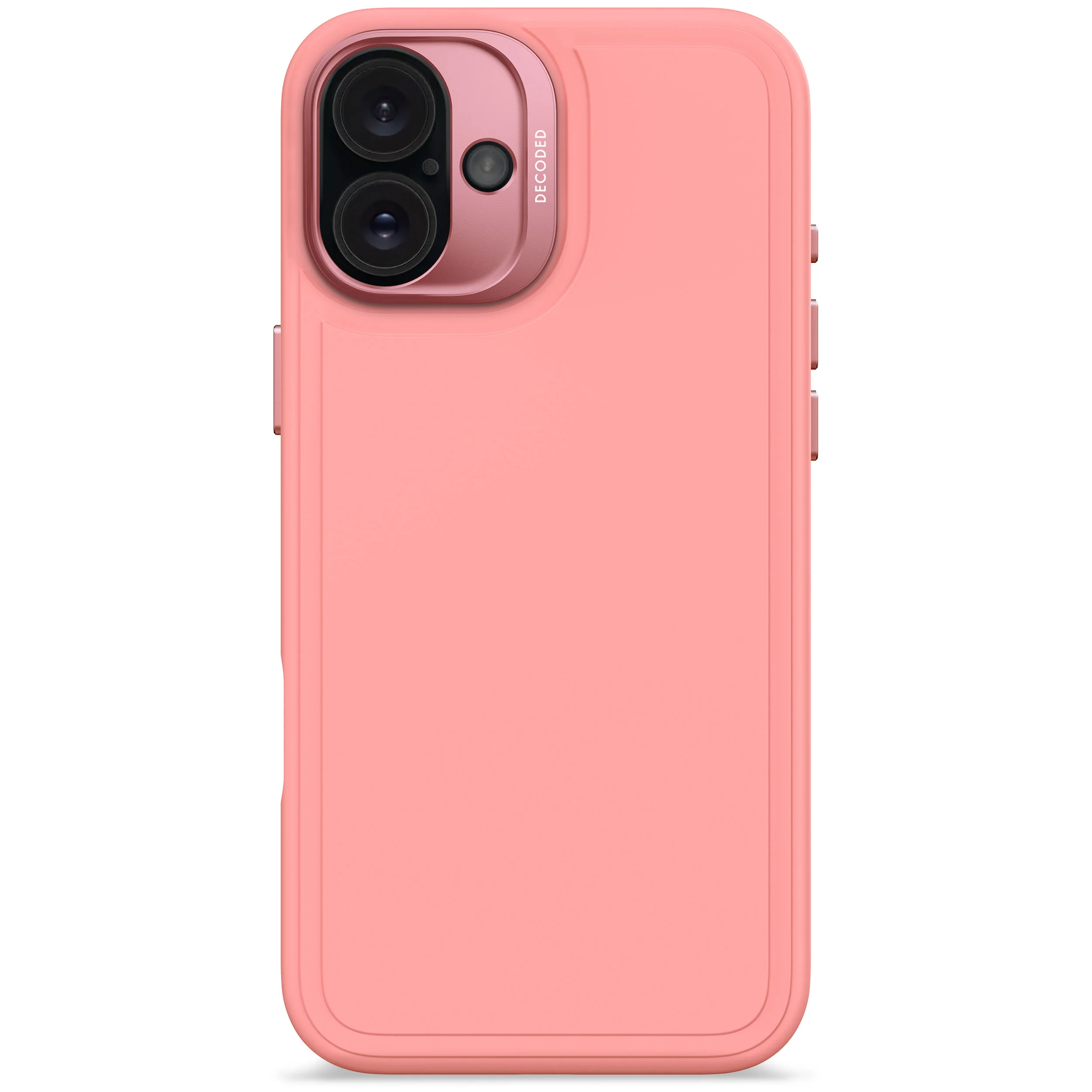AntiMicrobial Silicone Stacks Case | Bubble Gum | iPhone 16 Plus | D25IPO16PLBCST9BM