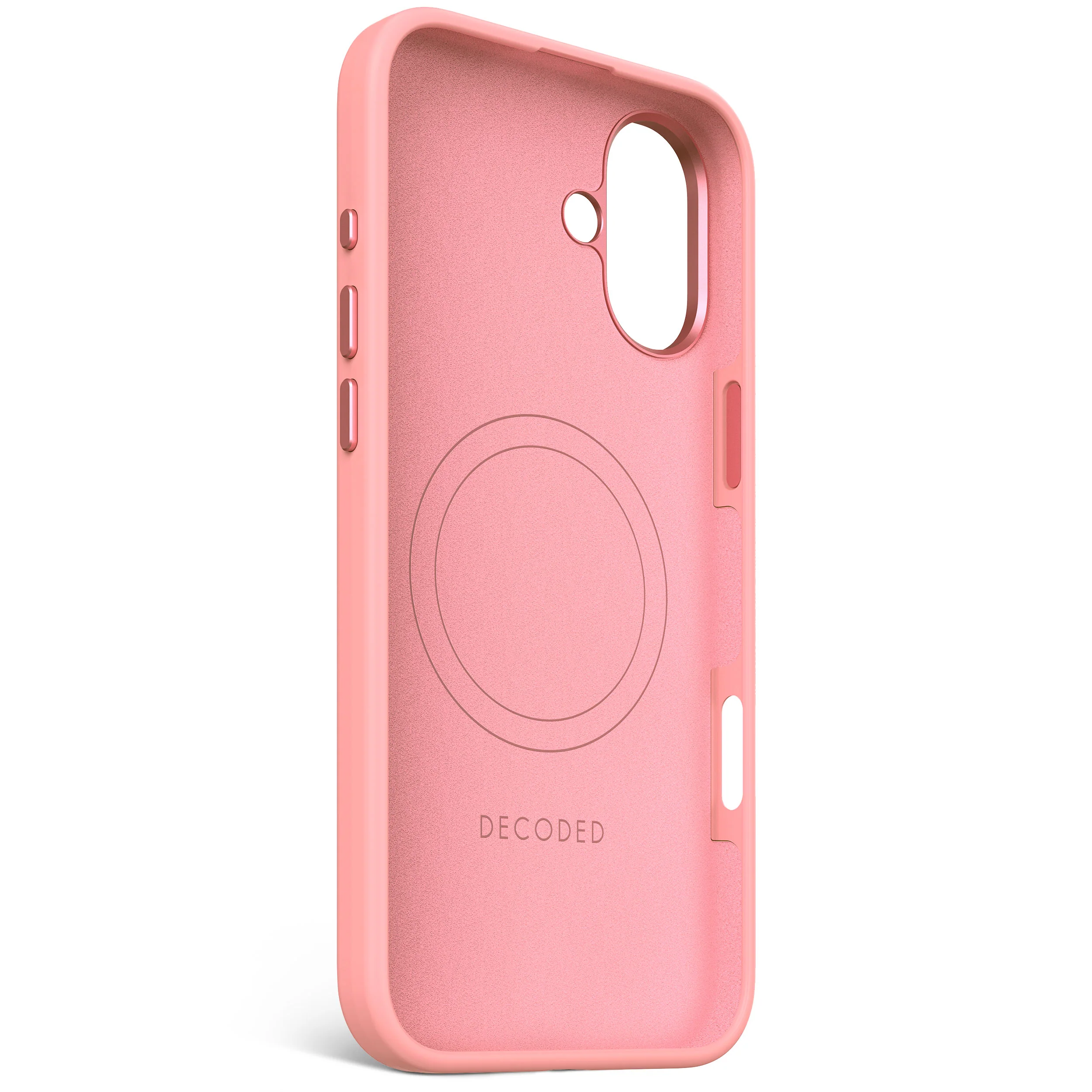AntiMicrobial Silicone Stacks Case | Bubble Gum | iPhone 16 Plus | D25IPO16PLBCST9BM - Image 3
