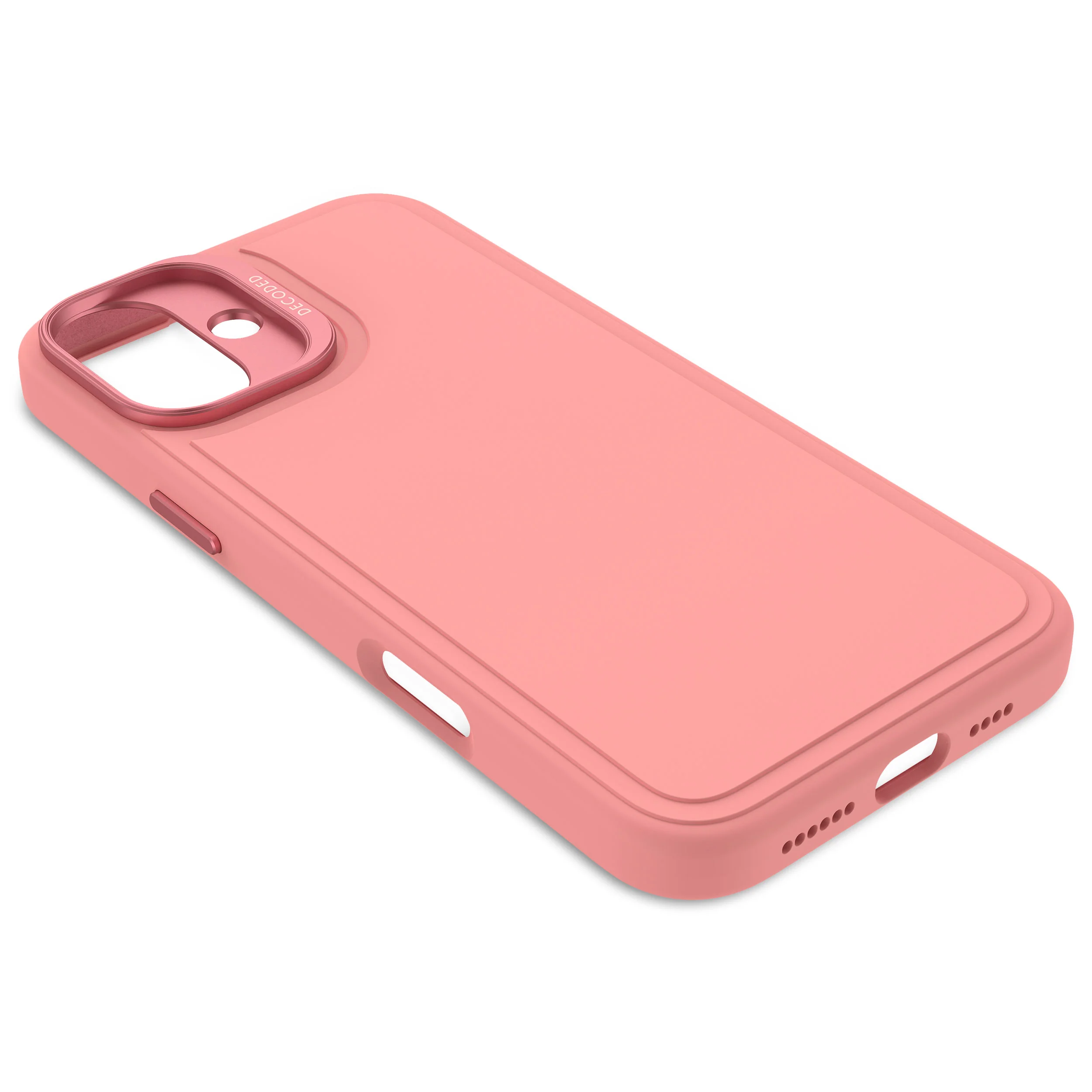 AntiMicrobial Silicone Stacks Case | Bubble Gum | iPhone 16 Plus | D25IPO16PLBCST9BM - Image 6