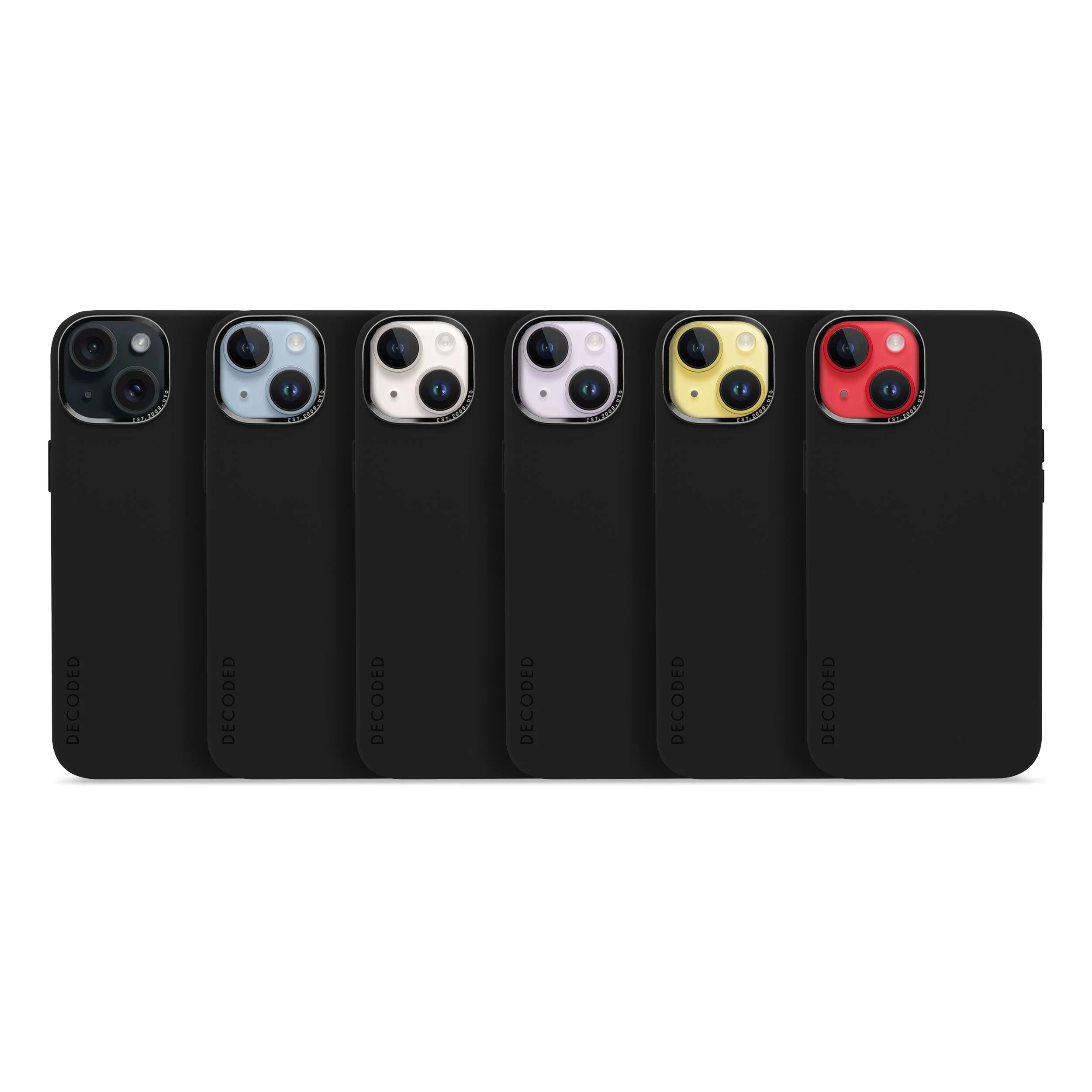 AntiMicrobial Silicone Back Case | Charcoal | iPhone 14 | D23IPO14BCS9CL - Image 8