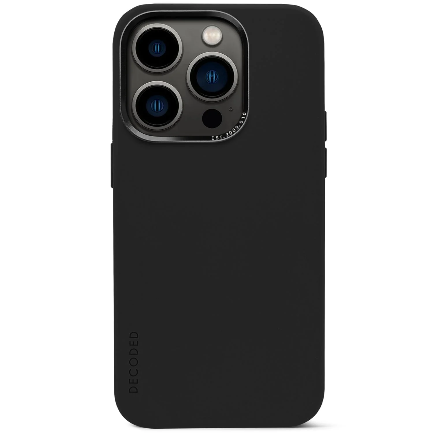 AntiMicrobial Silicone Back Case | Charcoal | iPhone 14 Pro | D23IPO14PBCS9CL