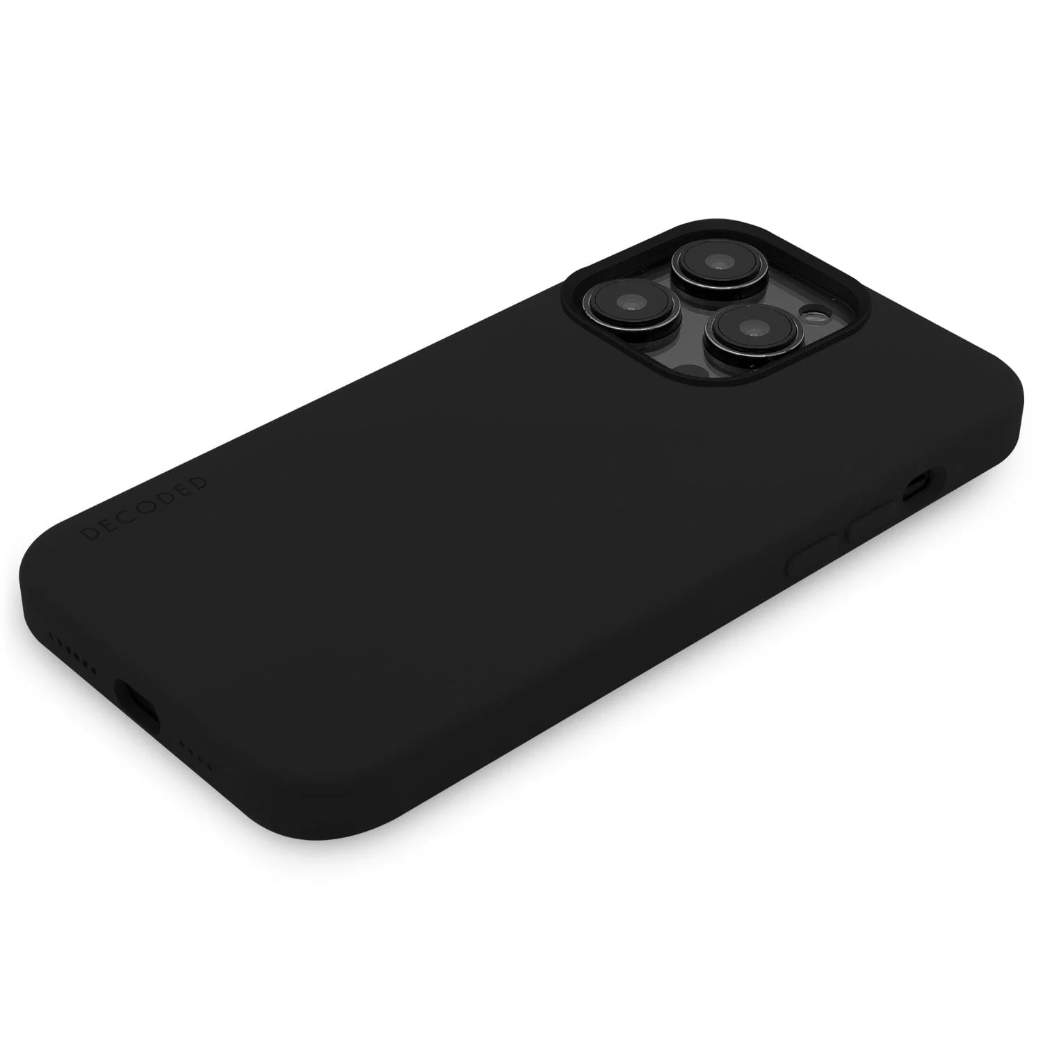 AntiMicrobial Silicone Back Case | Charcoal | iPhone 14 Pro | D23IPO14PBCS9CL - Image 6