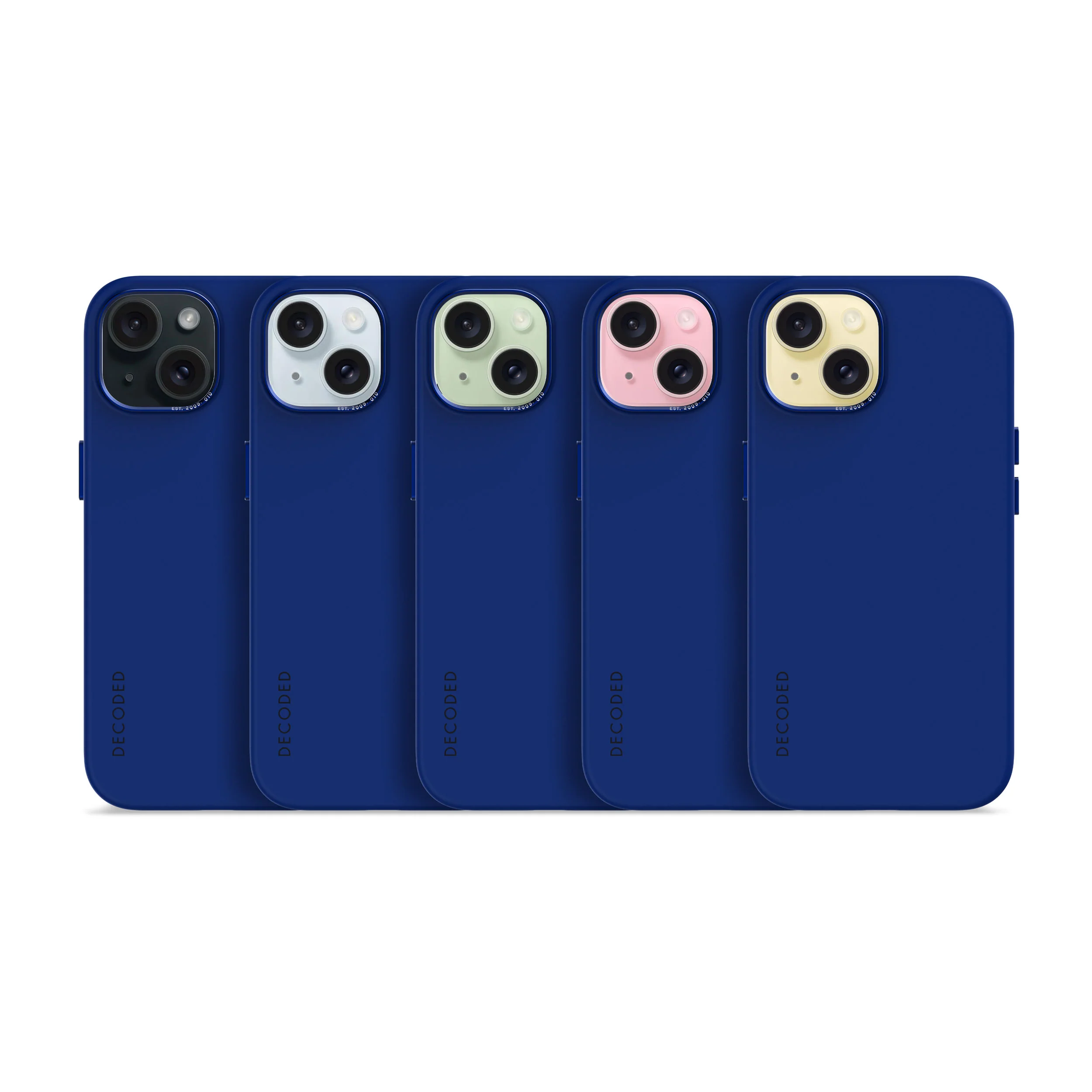 AntiMicrobial Silicone Back Case | Galactic Blue | iPhone 15 | D24IPO15BCS9GB - Image 7