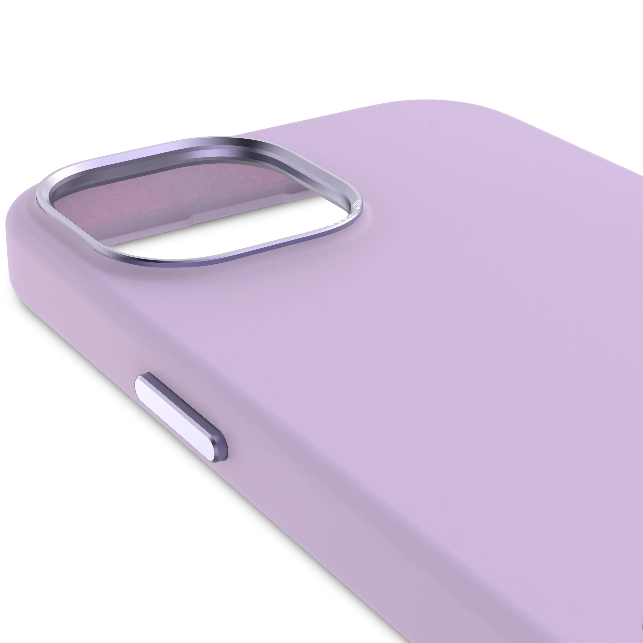 AntiMicrobial Silicone Back Case | Lavender | iPhone 15 | D24IPO15BCS9DR - Image 2