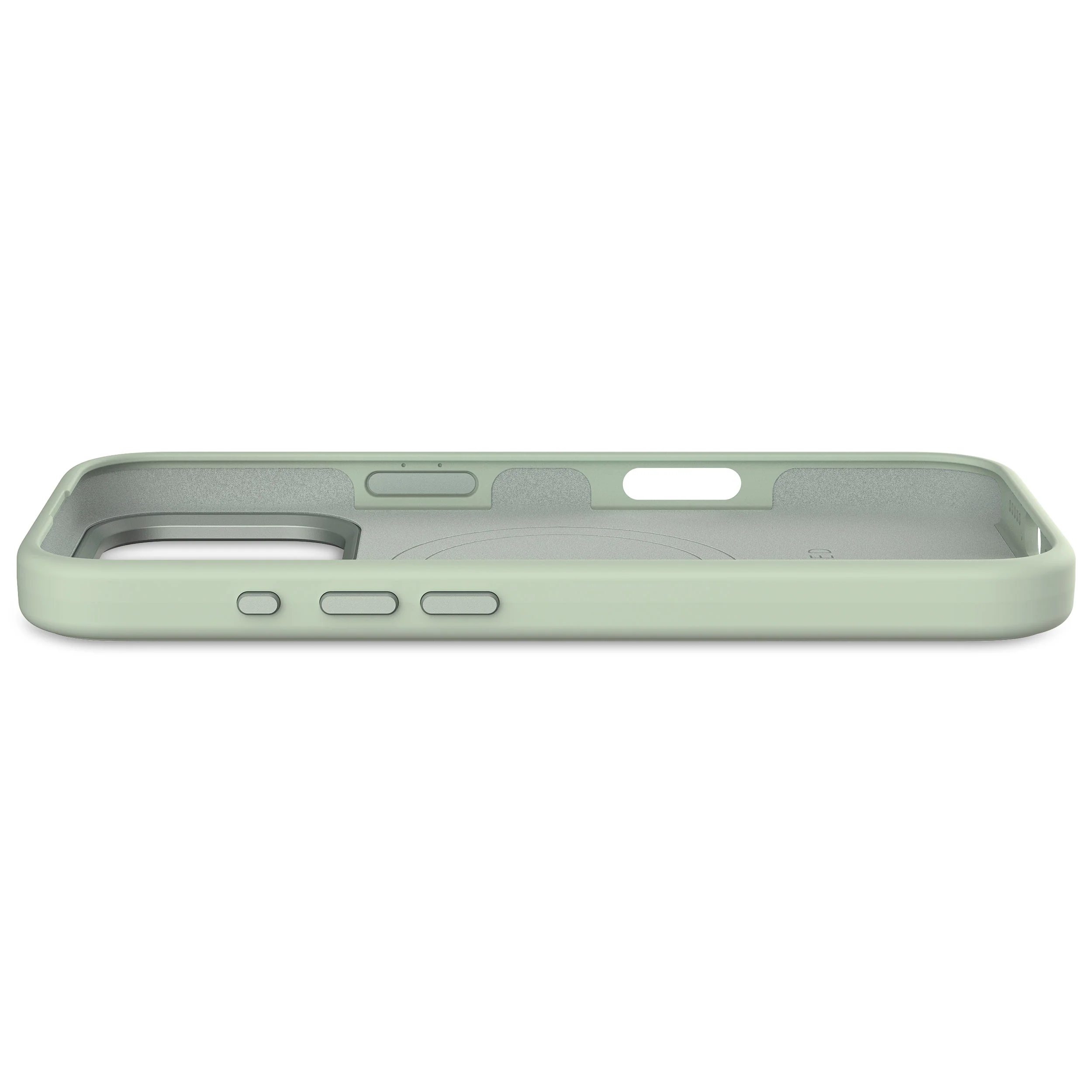AntiMicrobial Silicone Stacks Case | Mist Green | iPhone 16 Pro | D25IPO16PBCST9MN - Image 6