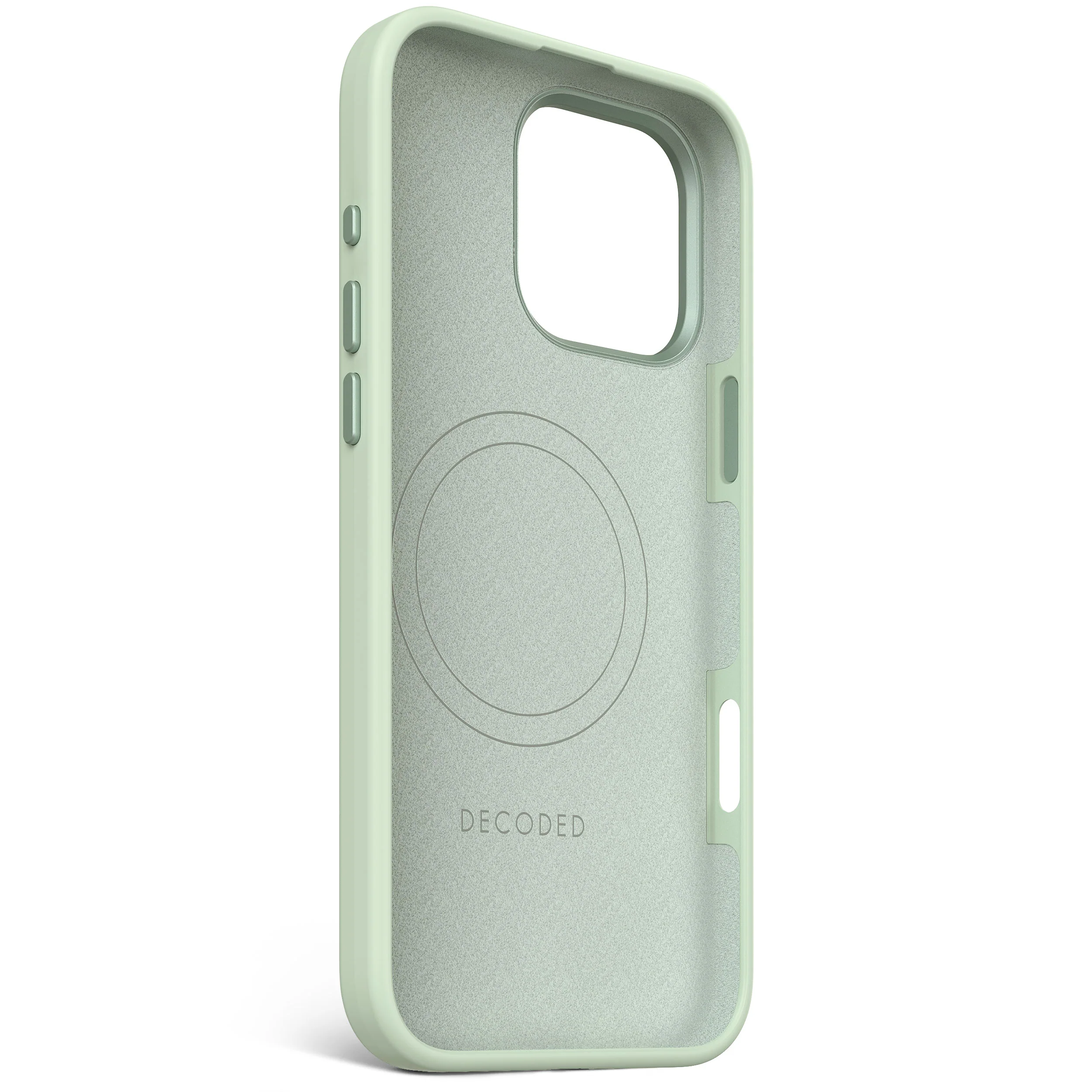 AntiMicrobial Silicone Stacks Case | Mist Green | iPhone 16 Pro Max | D25IPO16PMBCST9MN - Image 4