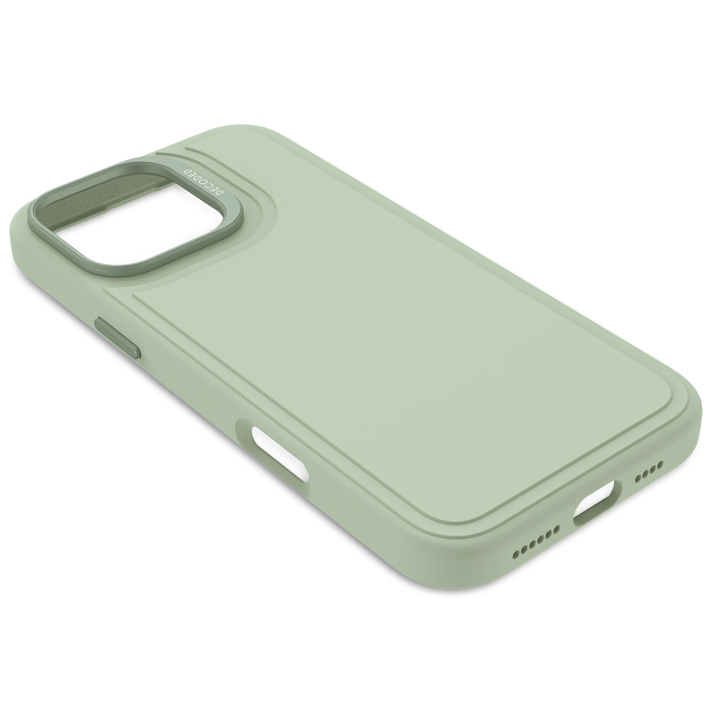 AntiMicrobial Silicone Stacks Case | Mist Green | iPhone 16 Pro Max | D25IPO16PMBCST9MN - Image 8
