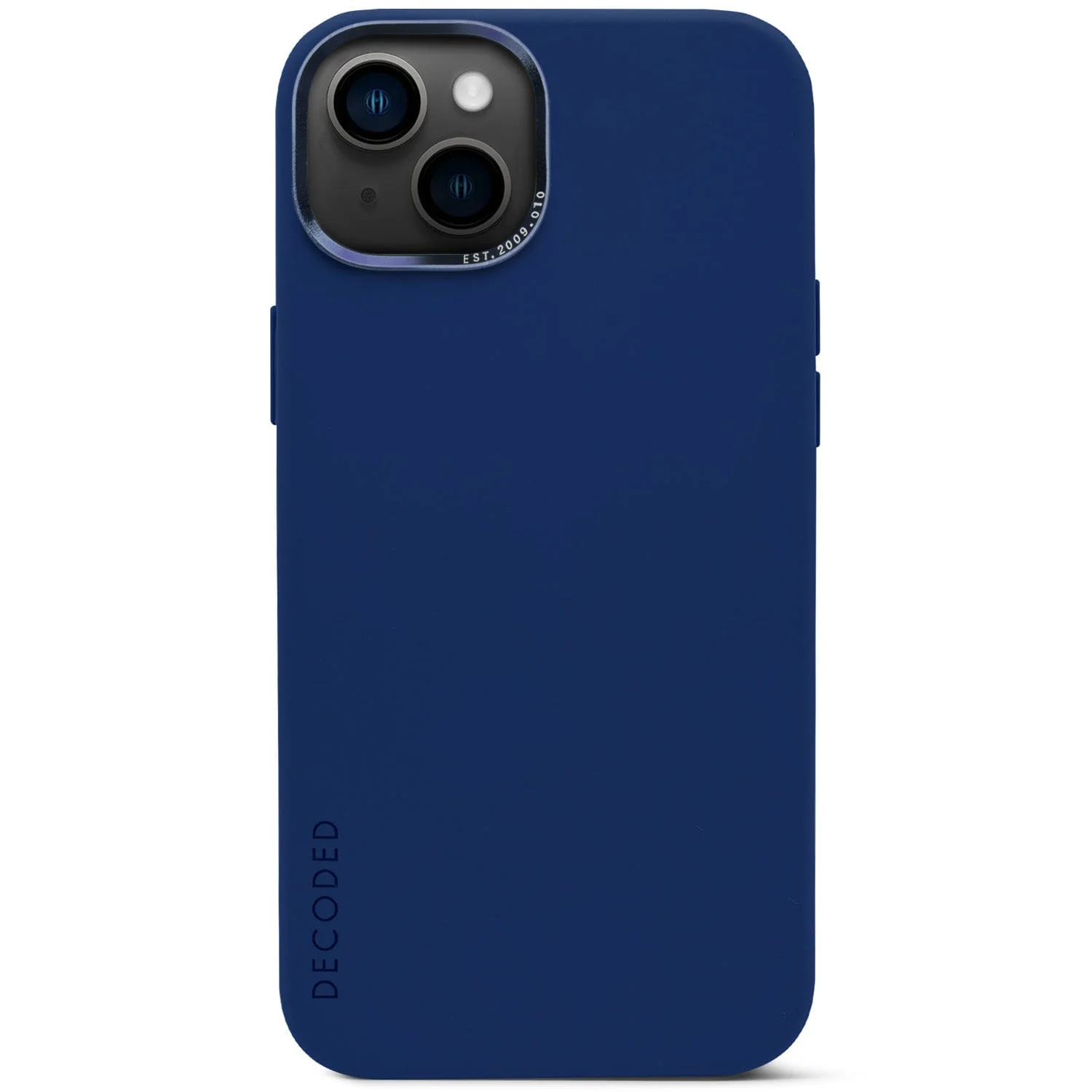 AntiMicrobial Silicone Back Case | Navy Peony | iPhone 14 Plus | D23IPO14MBCS9NE