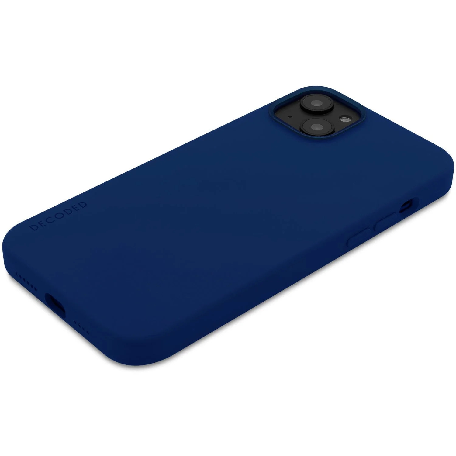 AntiMicrobial Silicone Back Case | Navy Peony | iPhone 14 Plus | D23IPO14MBCS9NE - Image 6