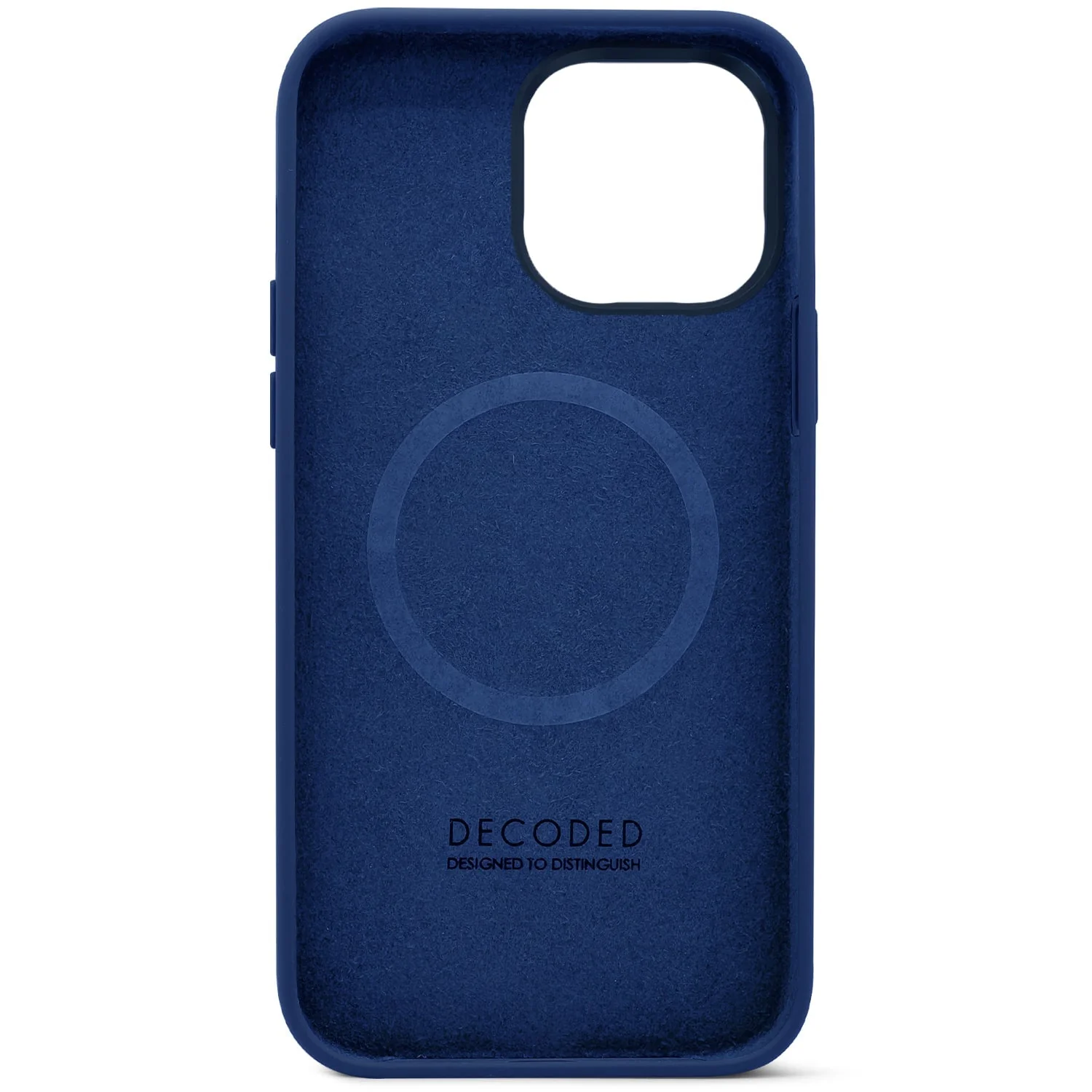 AntiMicrobial Silicone Back Case | Navy Peony | iPhone 14 Pro Max | D23IPO14PMBCS9NE - Image 2