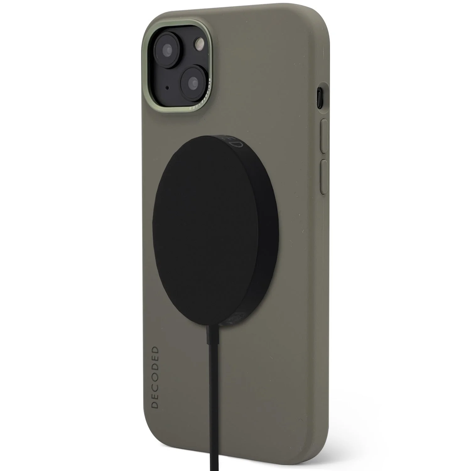 AntiMicrobial Silicone Back Case | Olive | iPhone 14 | D23IPO14BCS9OE - Image 3