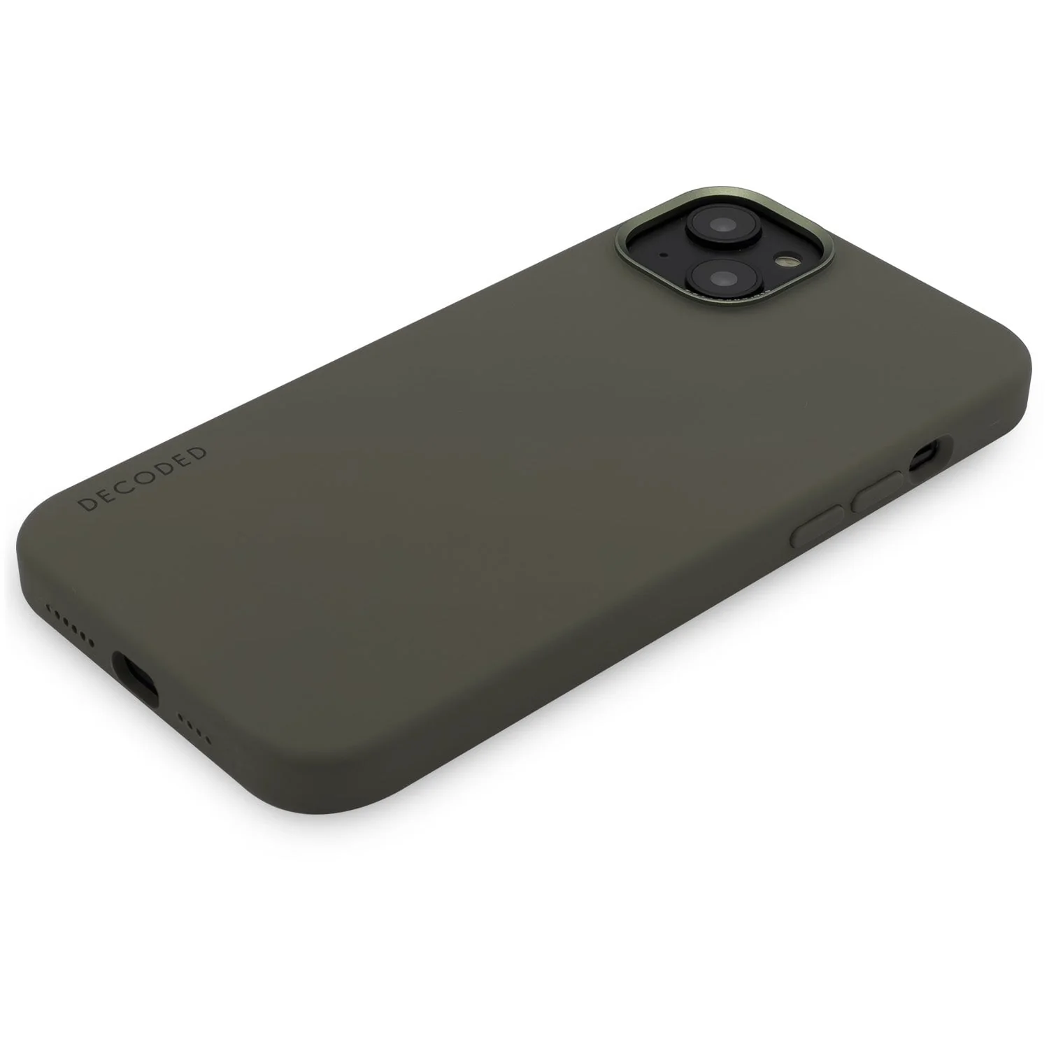AntiMicrobial Silicone Back Case | Olive | iPhone 14 | D23IPO14BCS9OE - Image 6