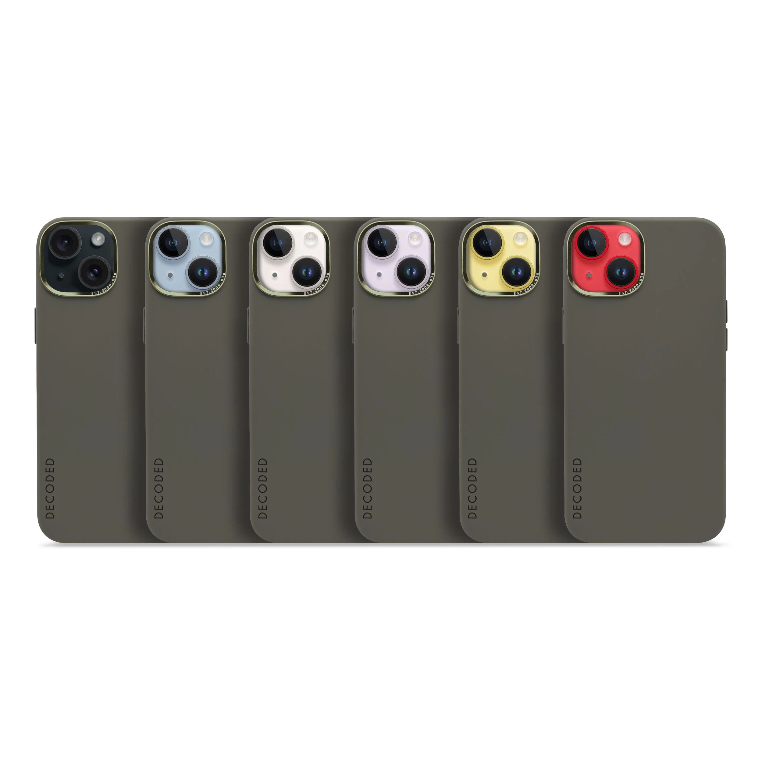 AntiMicrobial Silicone Back Case | Olive | iPhone 14 | D23IPO14BCS9OE - Image 7