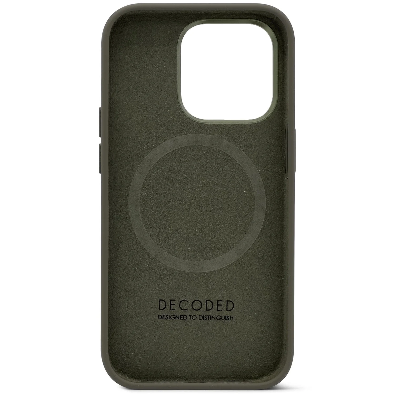 AntiMicrobial Silicone Back Case | Olive | iPhone 14 Pro | D23IPO14PBCS9OE - Image 2