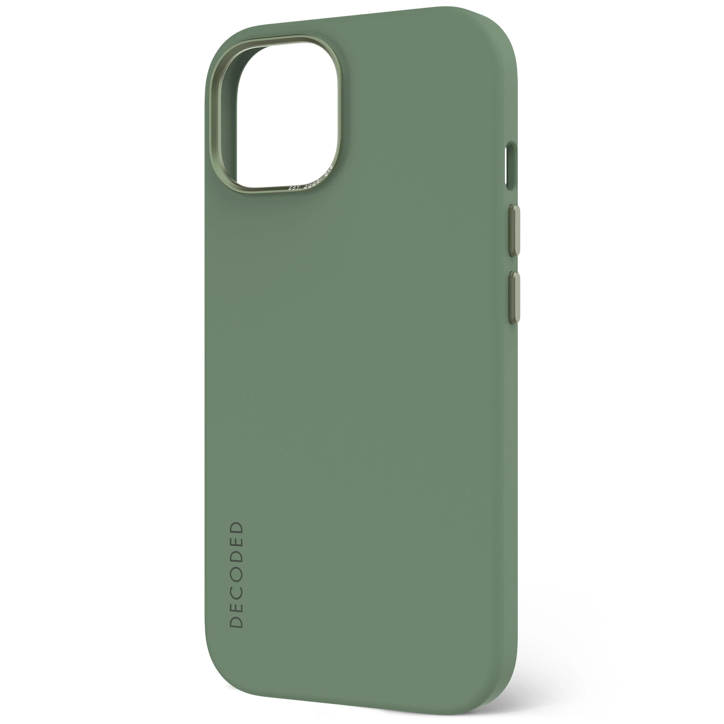 AntiMicrobial Silicone Back Case | Sage Leaf Green | iPhone 15 Plus | D24IPO15PLBCS9SF - Image 4