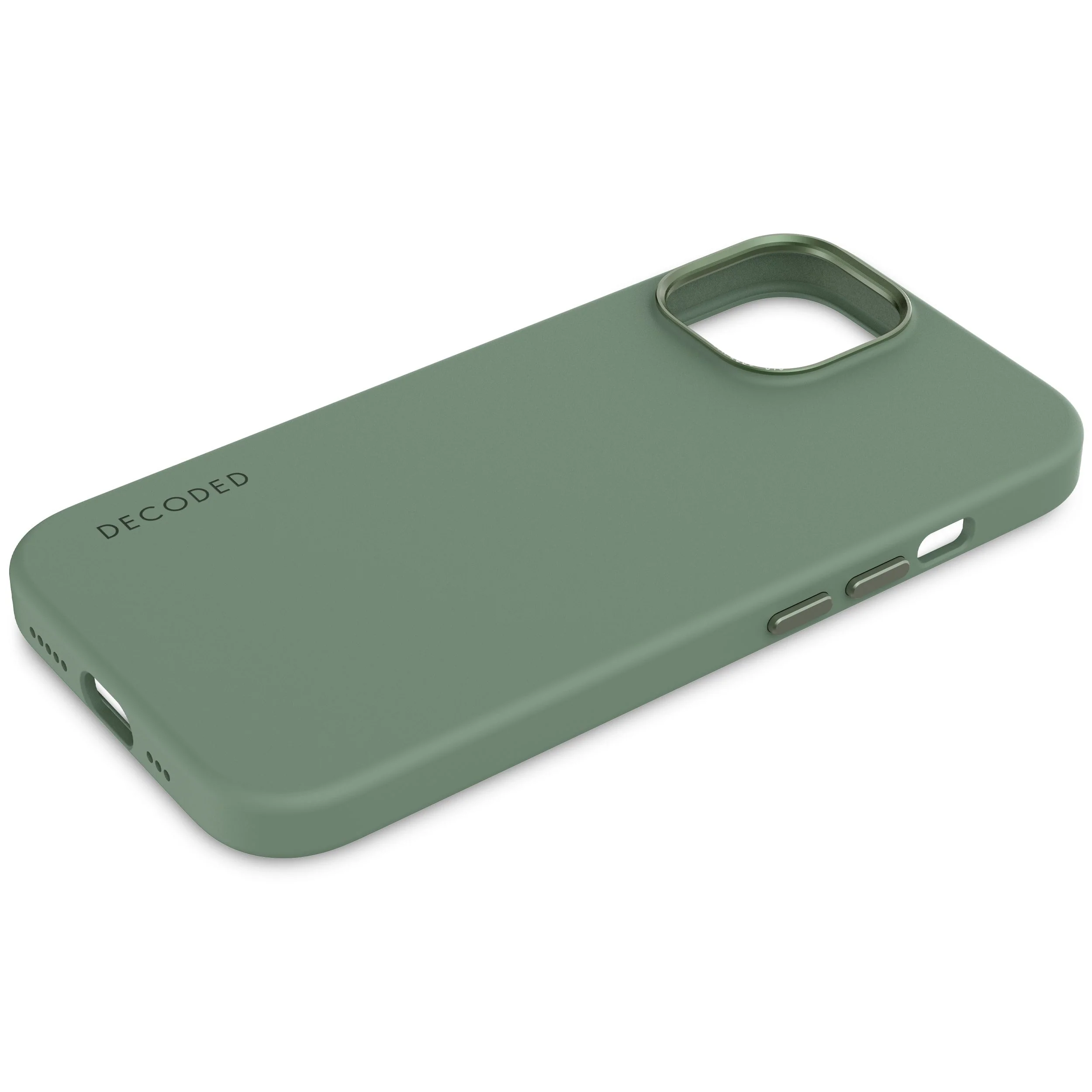AntiMicrobial Silicone Back Case | Sage Leaf Green | iPhone 15 Plus | D24IPO15PLBCS9SF - Image 6