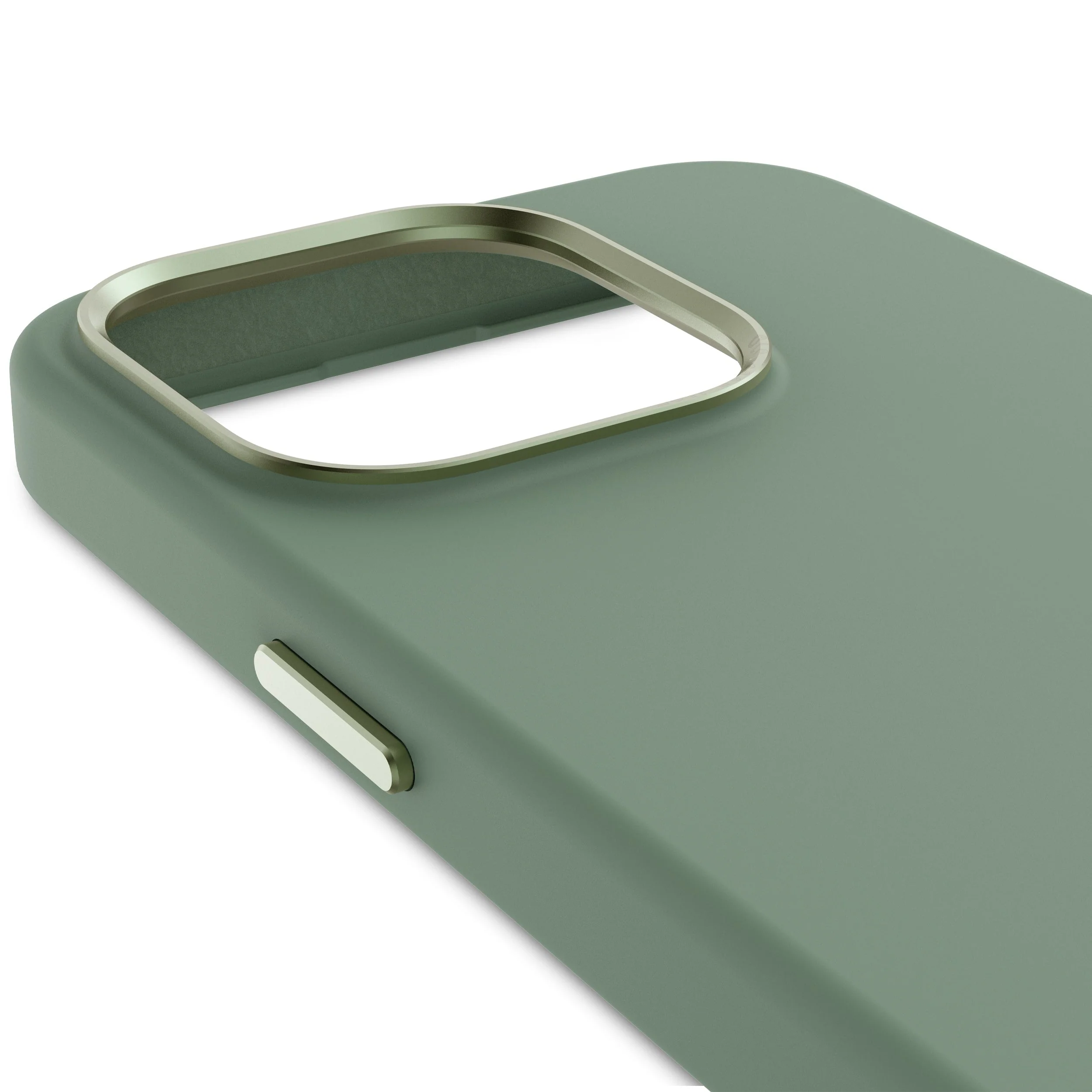 AntiMicrobial Silicone Back Case | Sage Leaf Green | iPhone 15 Pro | D24IPO15PBCS9SF - Image 2