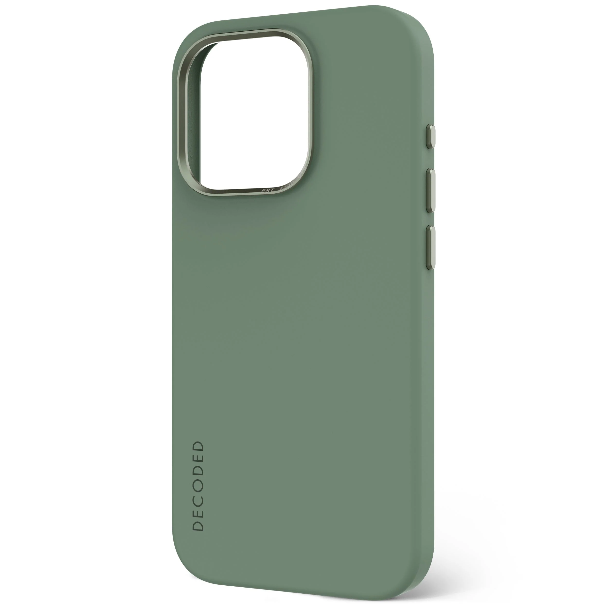 AntiMicrobial Silicone Back Case | Sage Leaf Green | iPhone 15 Pro | D24IPO15PBCS9SF - Image 4