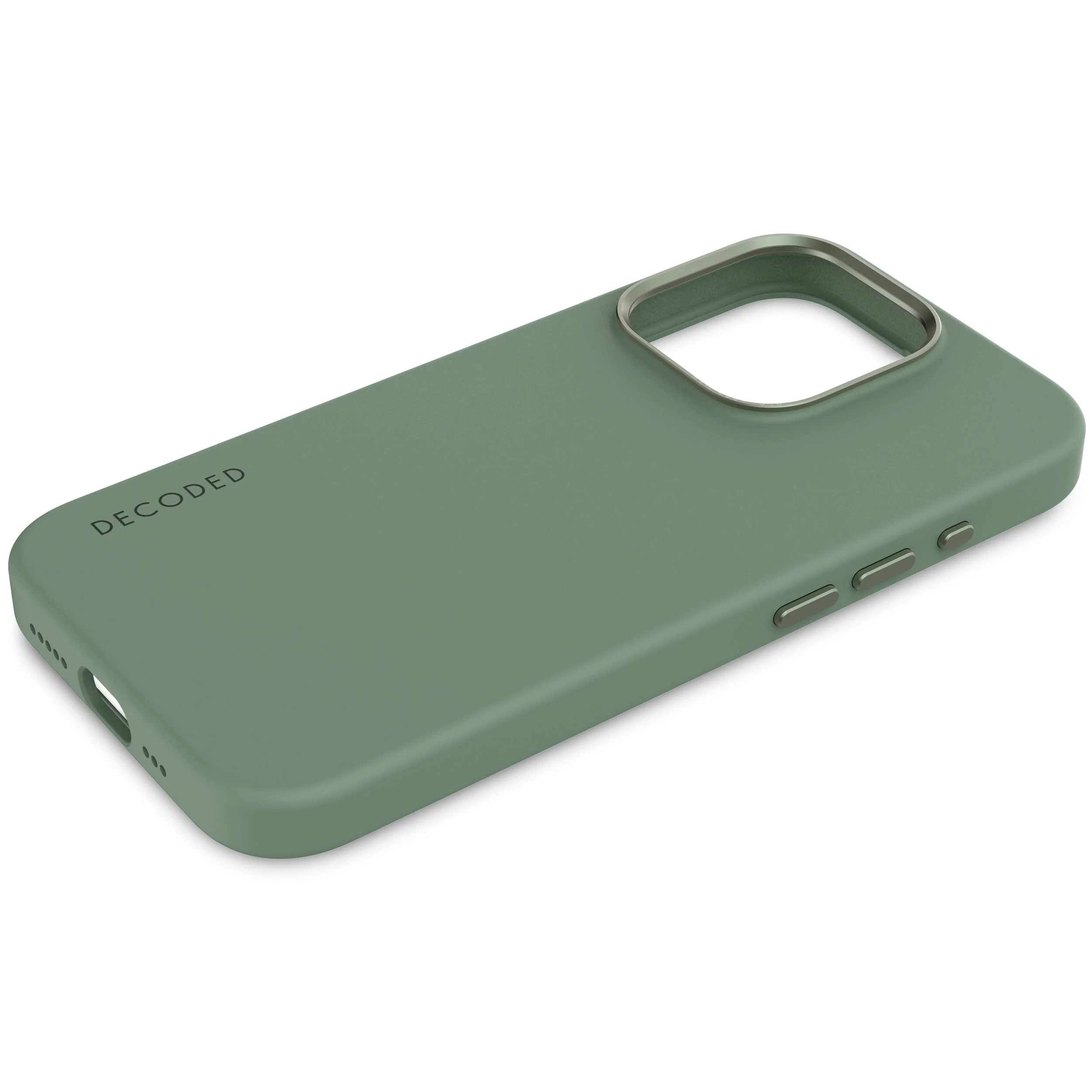 AntiMicrobial Silicone Back Case | Sage Leaf Green | iPhone 15 Pro | D24IPO15PBCS9SF - Image 6