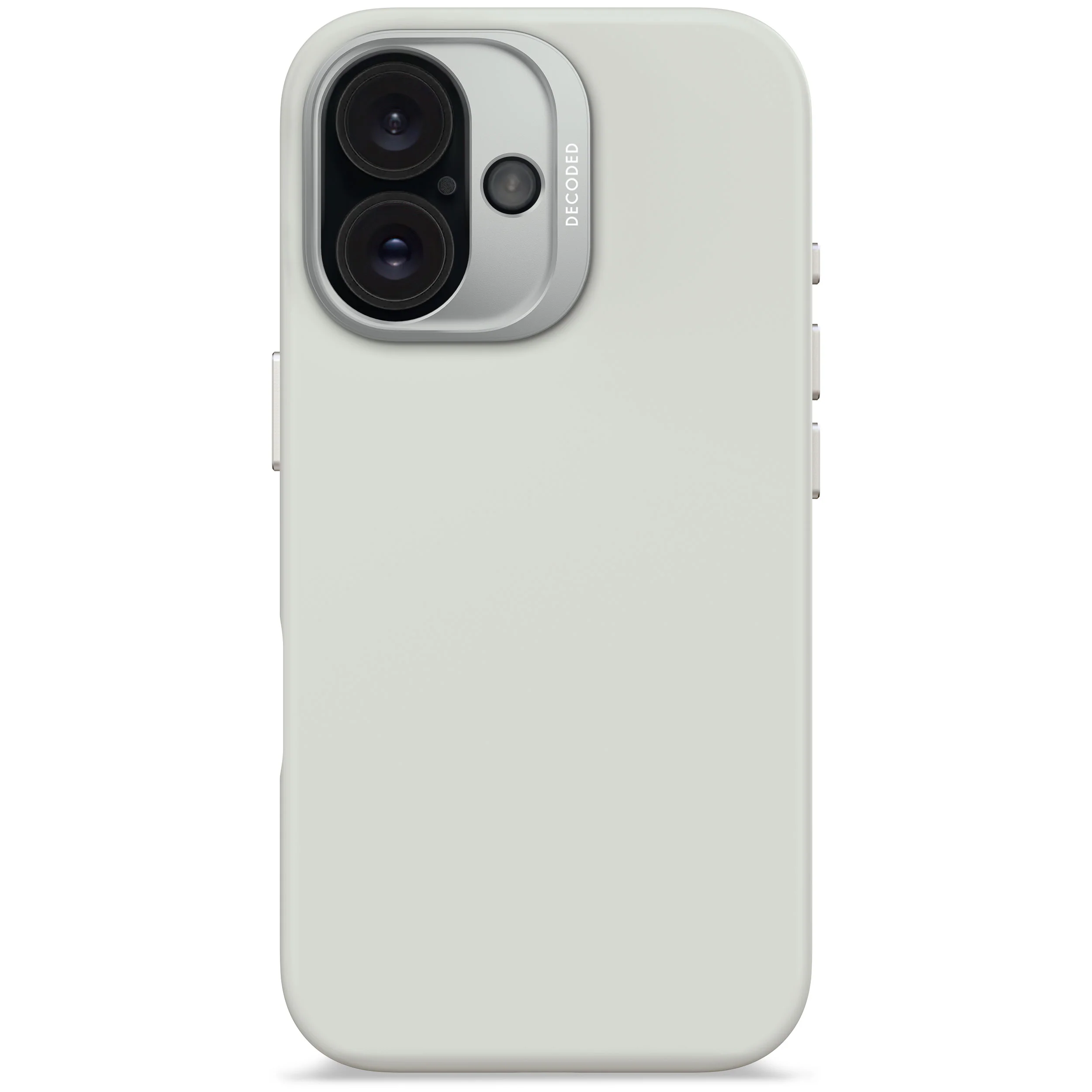 AntiMicrobial Silicone Case | Stone Grey | iPhone 16 | D25IPO16BCS9SY