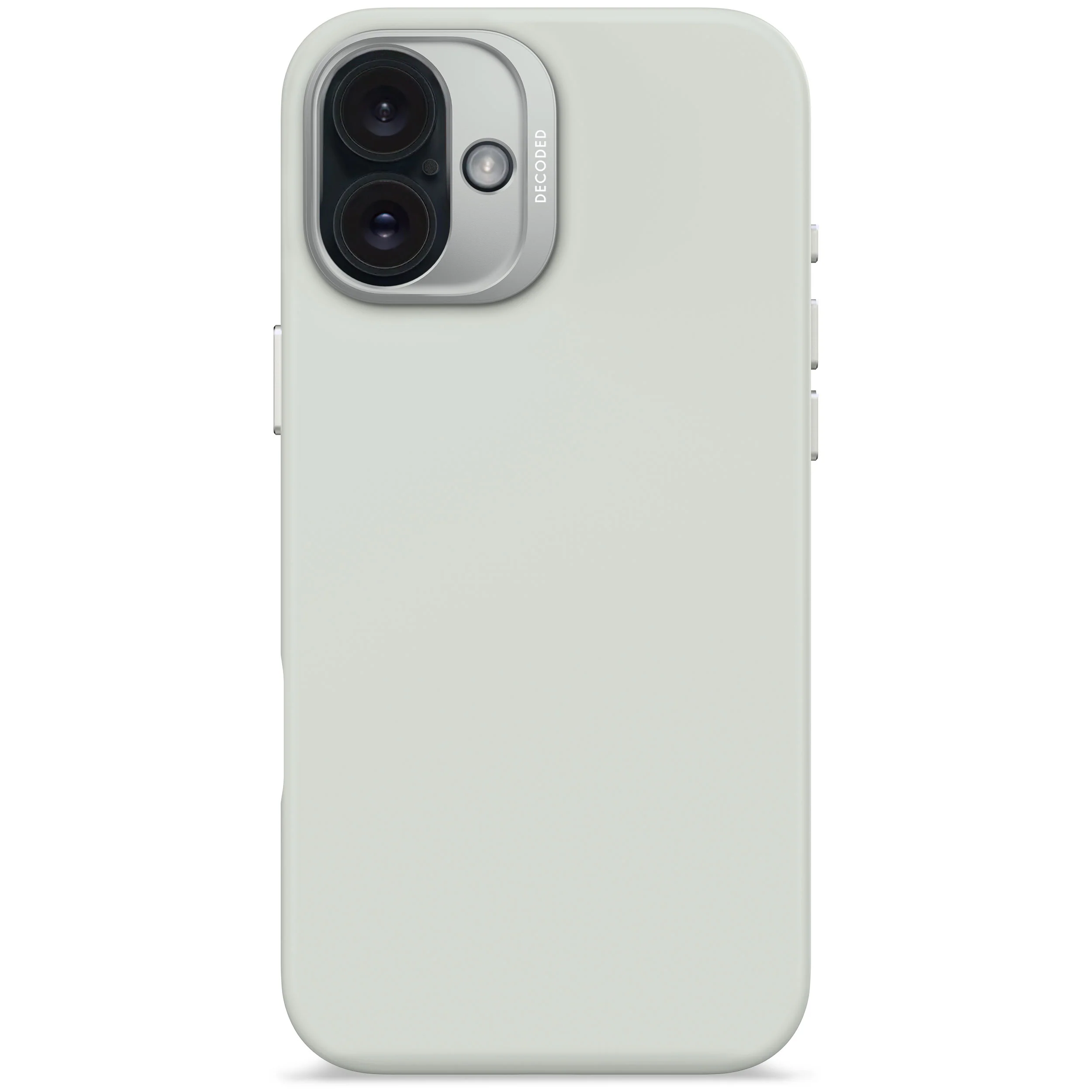 AntiMicrobial Silicone Case | Stone Grey | iPhone 16 Plus | D25IPO16PLBCS9SY