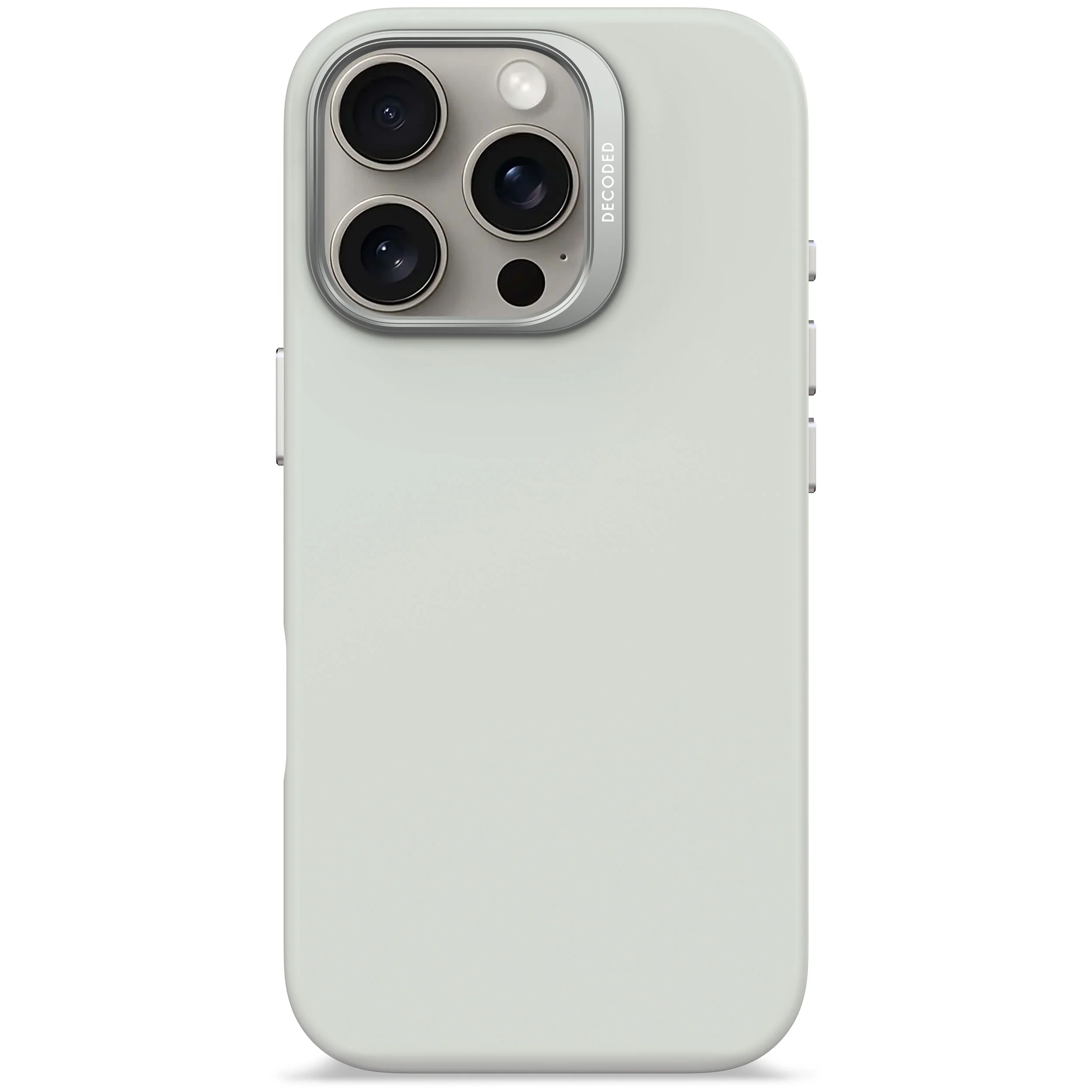 AntiMicrobial Silicone Case | Stone Grey | iPhone 16 Pro | D25IPO16PBCS9SY