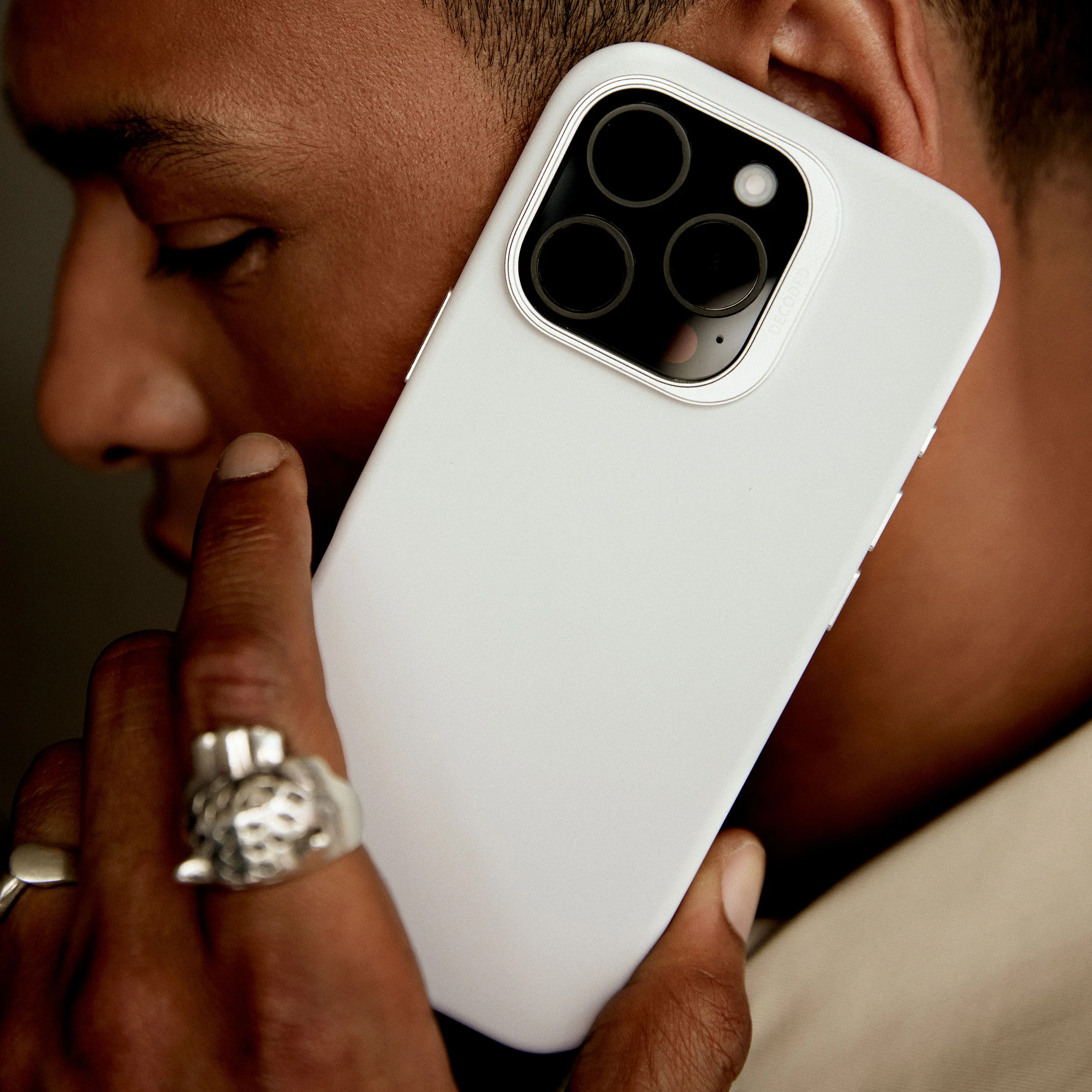 AntiMicrobial Silicone Case | Stone Grey | iPhone 16 Pro Max | D25IPO16PMBCS9SY - Image 3