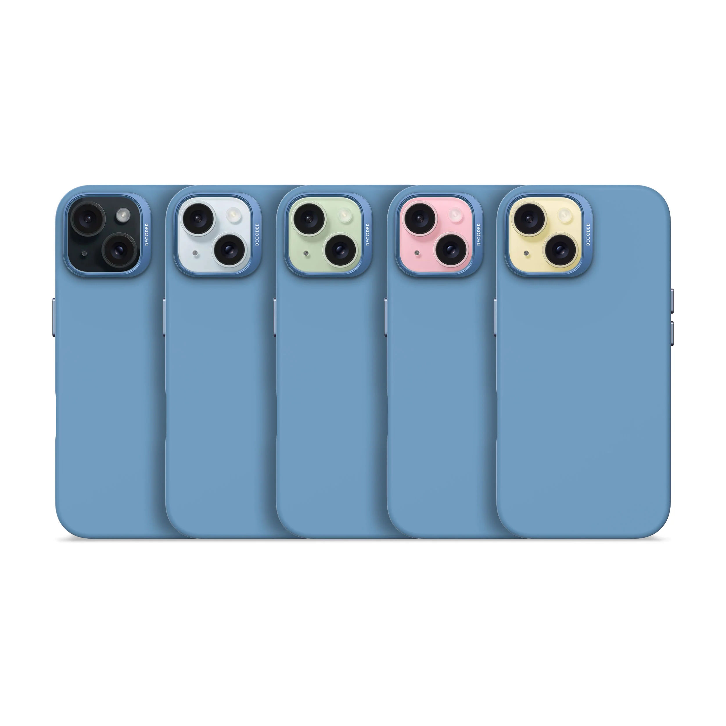 AntiMicrobial Silicone Case | Air Blue | iPhone 13 | D24IPO15BCS1AE - Image 9