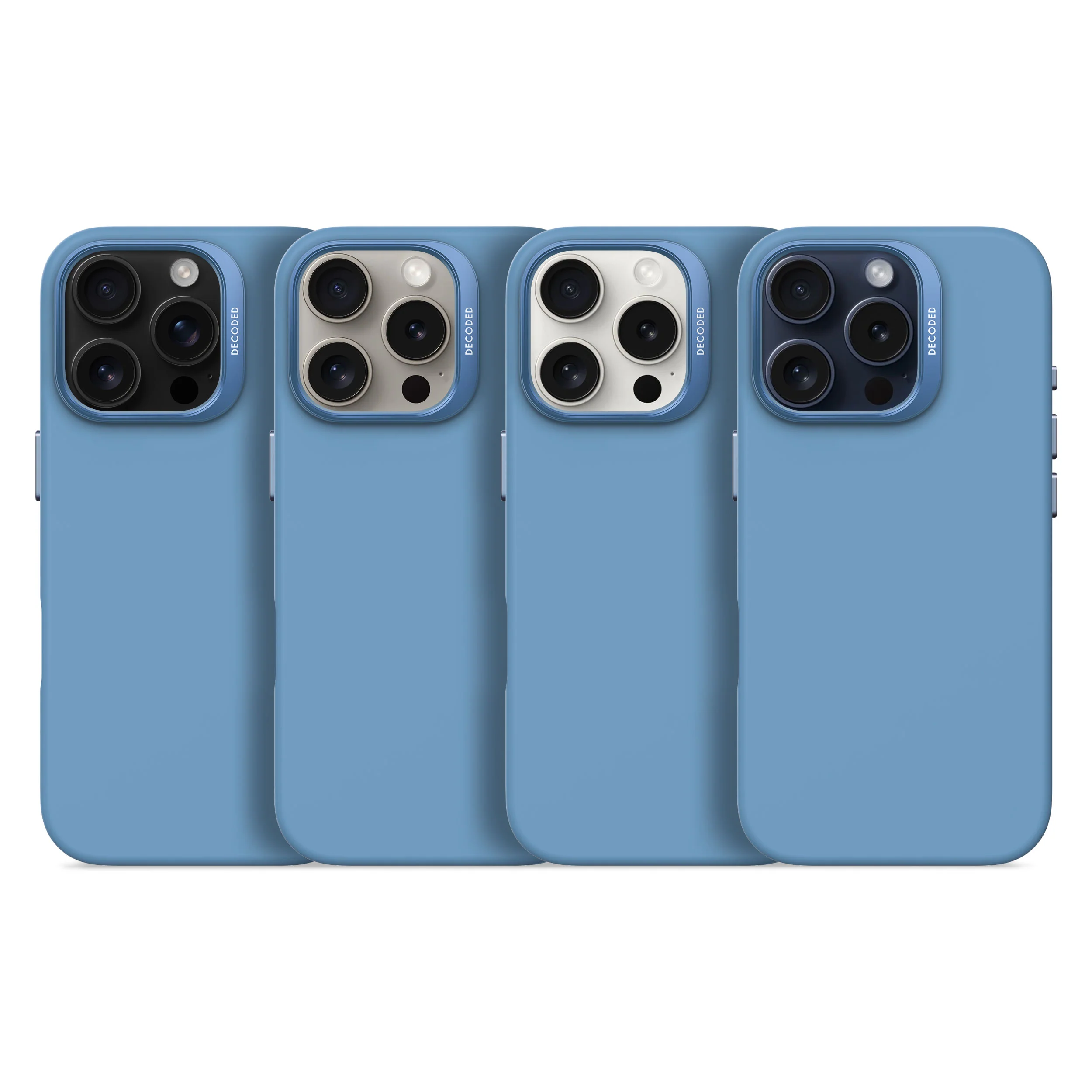 AntiMicrobial Silicone Case | Air Blue | iPhone 15 Pro Max | D24IPO15PMBCS1AE - Image 11