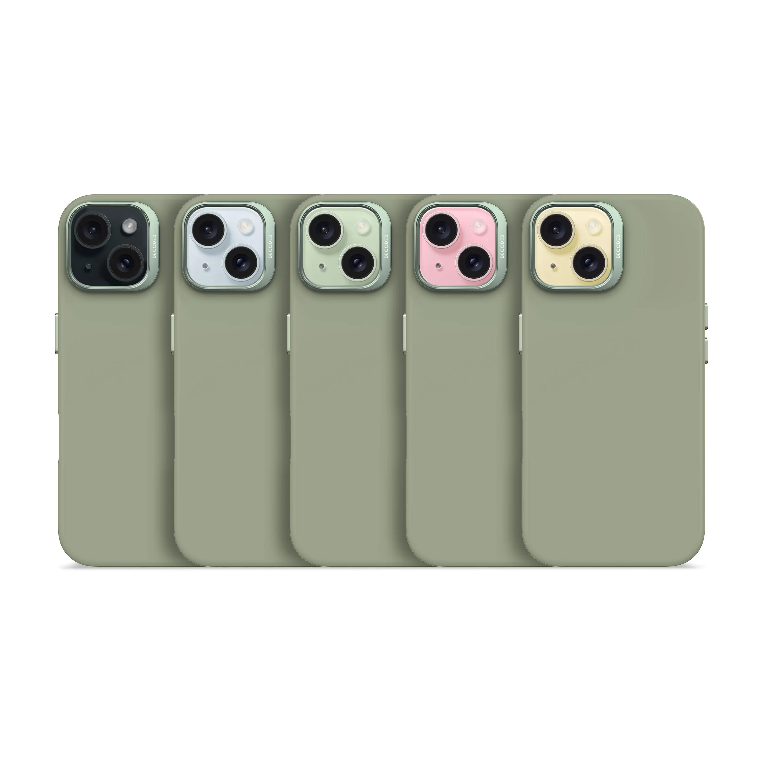 AntiMicrobial Silicone Case | Jade Green | iPhone 13 | D24IPO15BCS1JN - Image 9