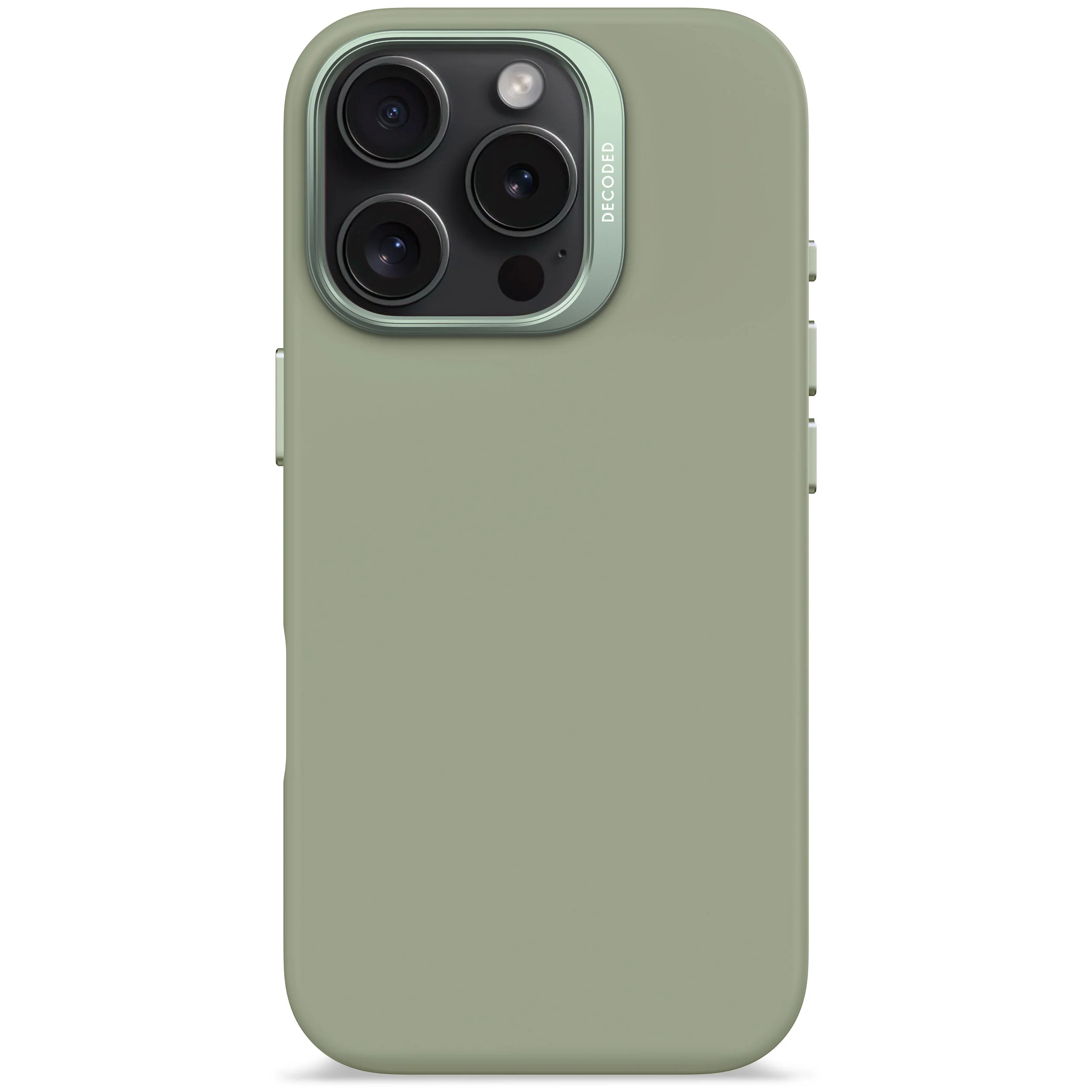 AntiMicrobial Silicone Case | Jade Green | iPhone 15 Pro | D24IPO15PBCS1JN
