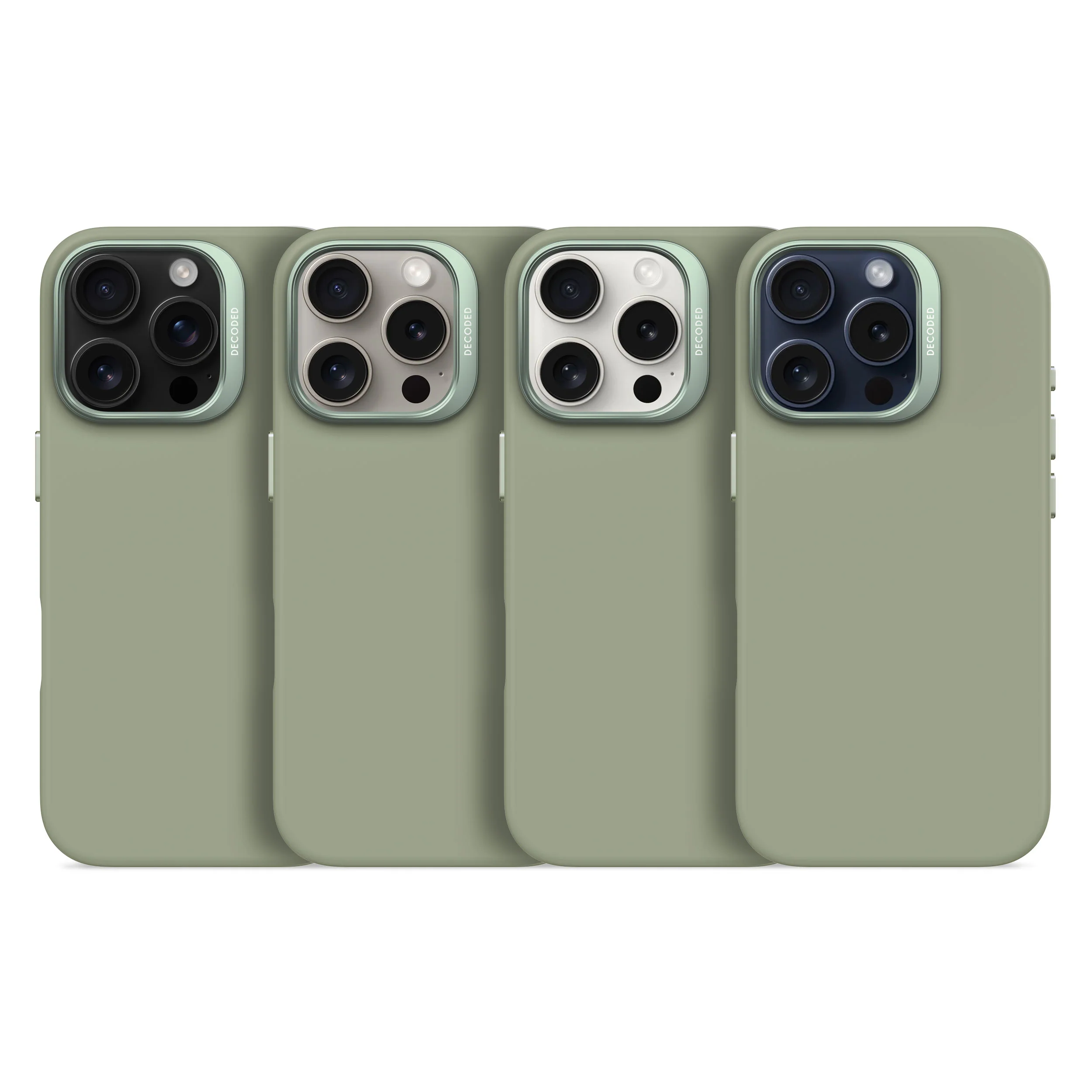 AntiMicrobial Silicone Case | Jade Green | iPhone 15 Pro Max | D24IPO15PMBCS1JN - Image 11