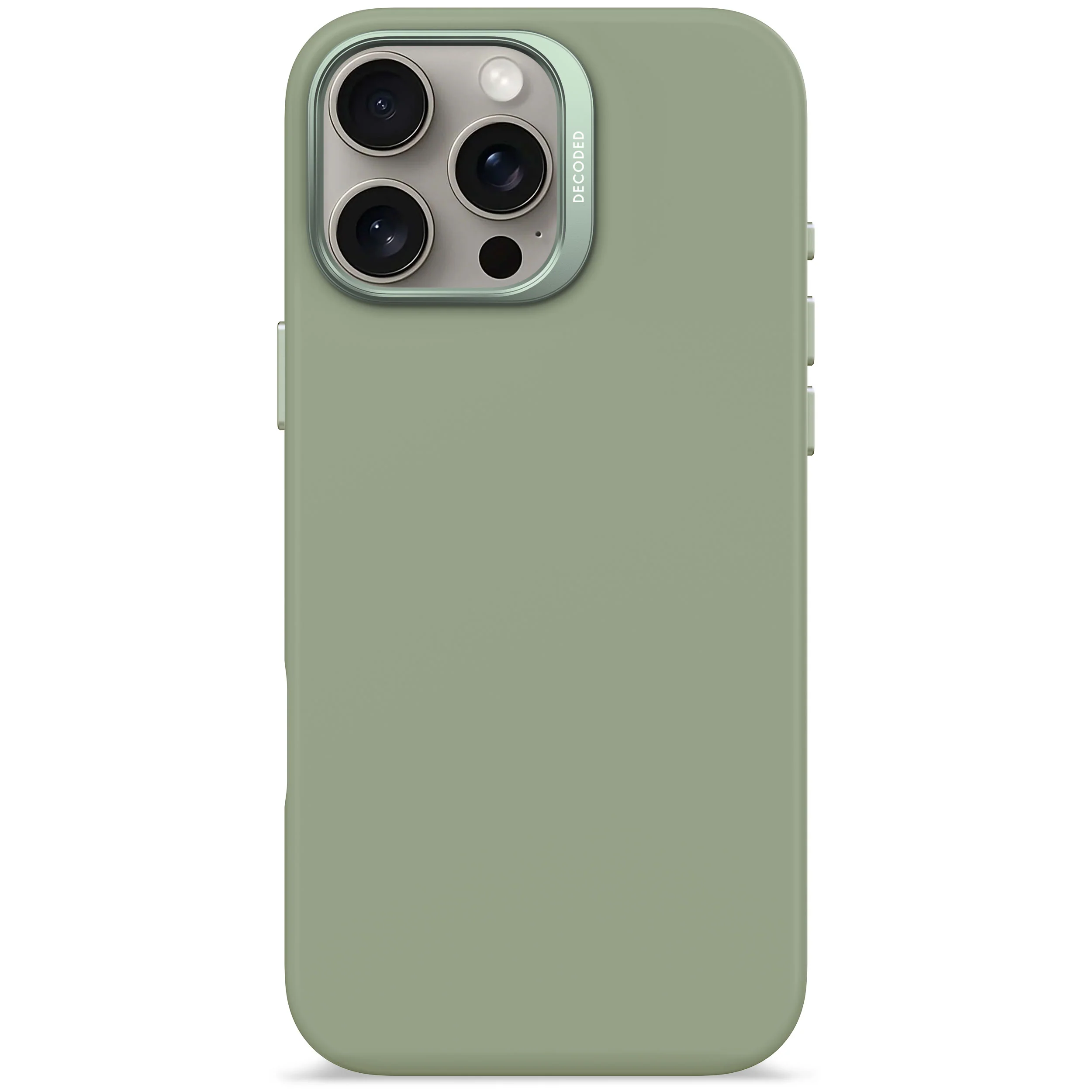 AntiMicrobial Silicone Case | Jade Green | iPhone 16 Pro Max | D25IPO16PMBCS9JN