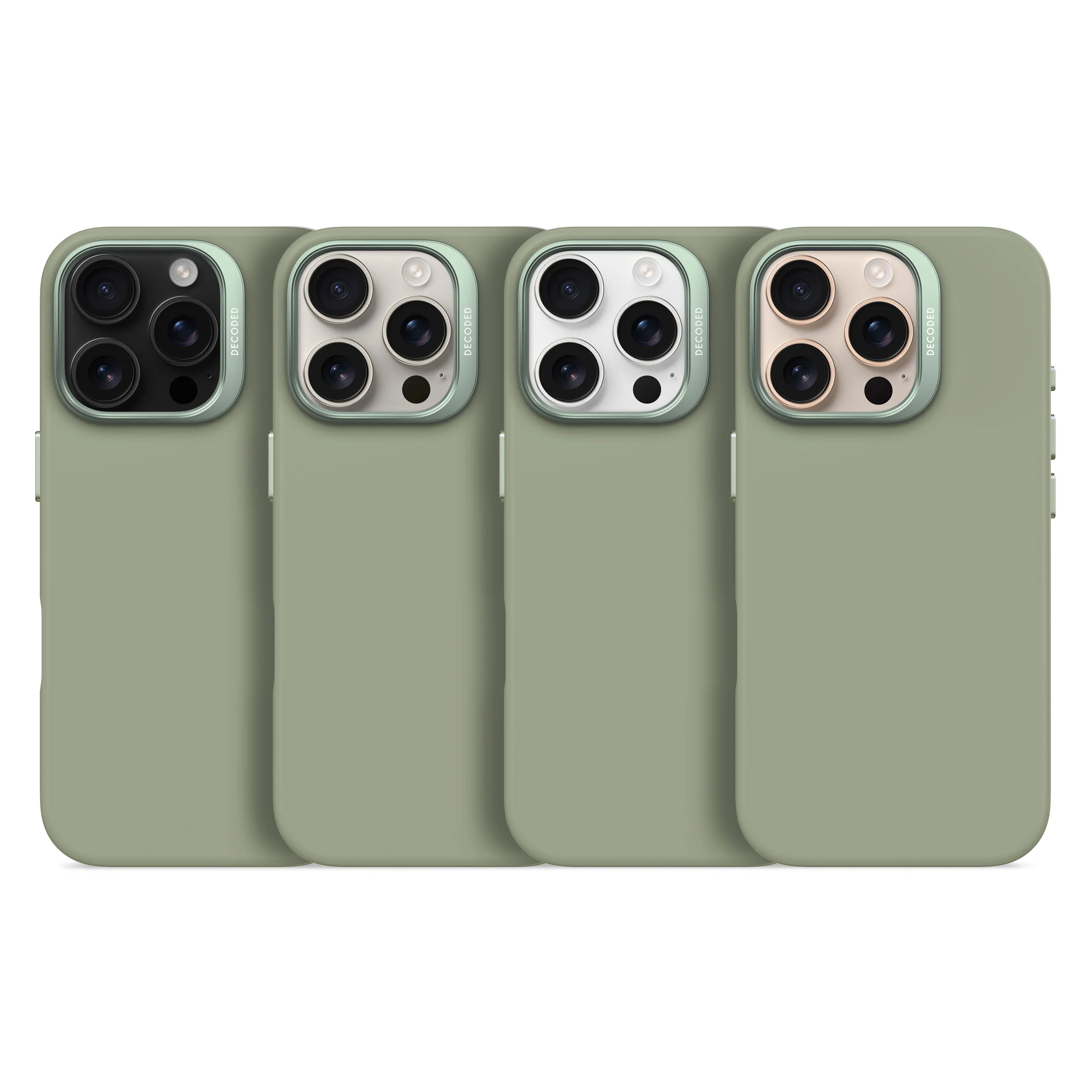 AntiMicrobial Silicone Case | Jade Green | iPhone 16 Pro Max | D25IPO16PMBCS9JN - Image 11