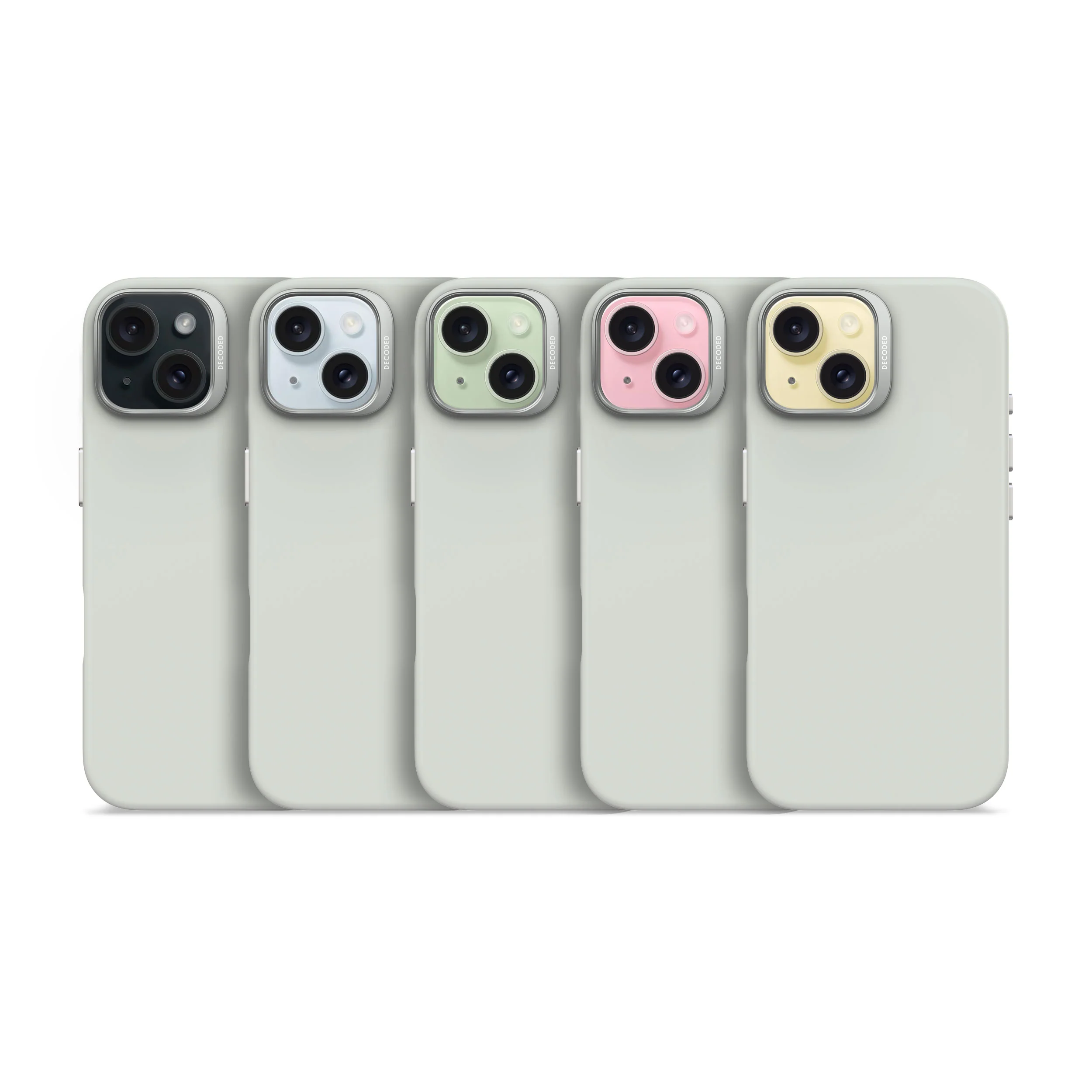 AntiMicrobial Silicone Case | Stone Grey | iPhone 14 | D24IPO15BCS1SY - Image 9