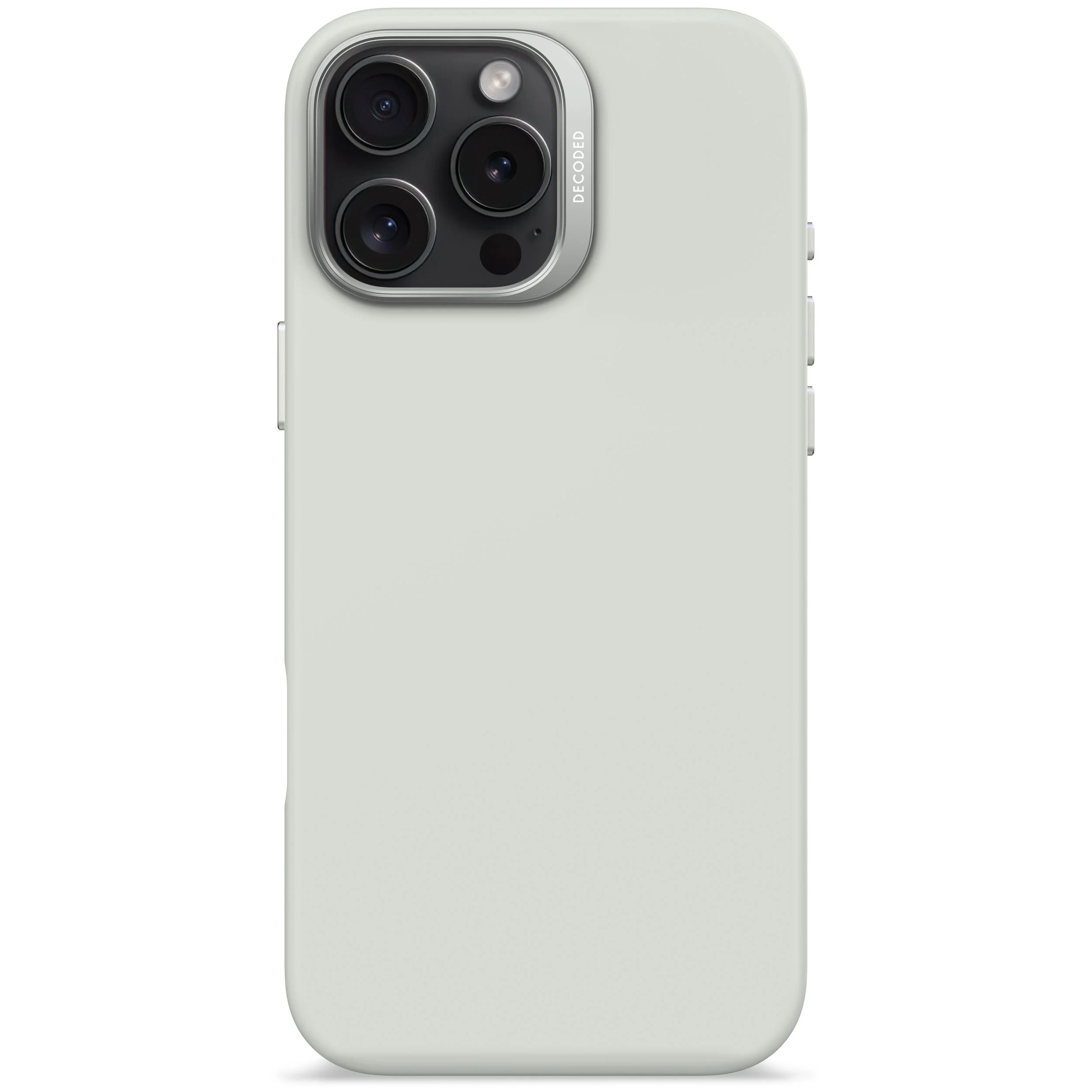 AntiMicrobial Silicone Case | Stone Grey | iPhone 15 Pro Max | D24IPO15PMBCS1SY