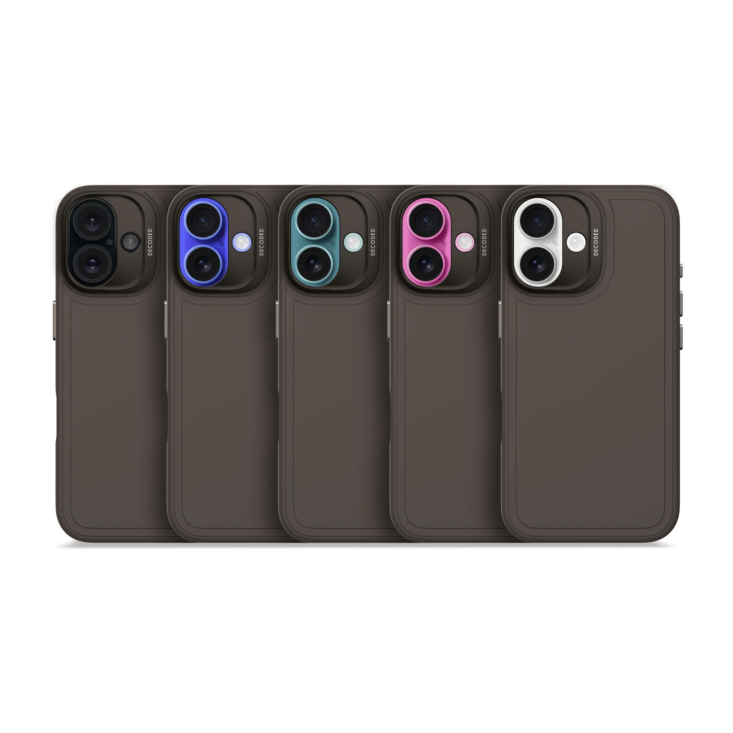 AntiMicrobial Silicone Stacks Case | Phantom Black | iPhone 16 | D25IPO16BCST9PM - Image 9