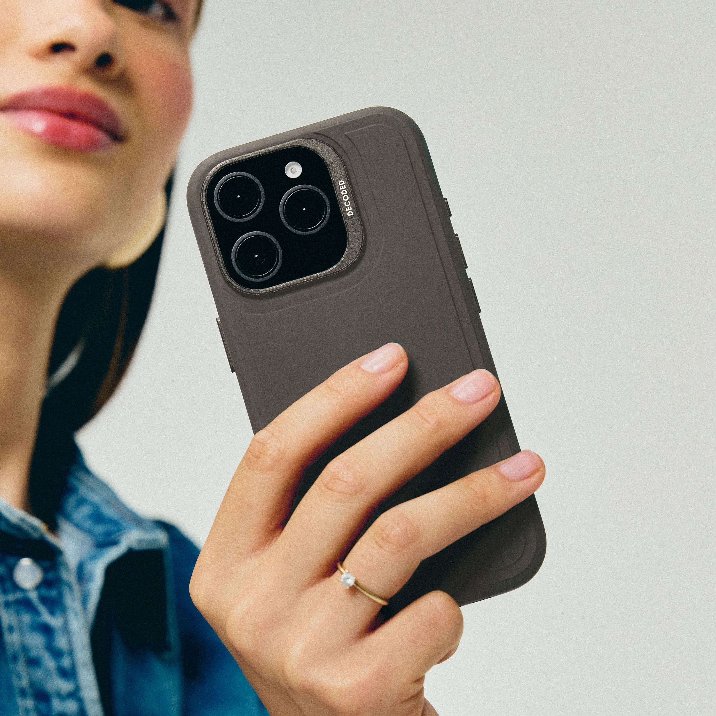 AntiMicrobial Silicone Stacks Case | Phantom Black | iPhone 16 Pro Max | D25IPO16PMBCST9PM - Image 3