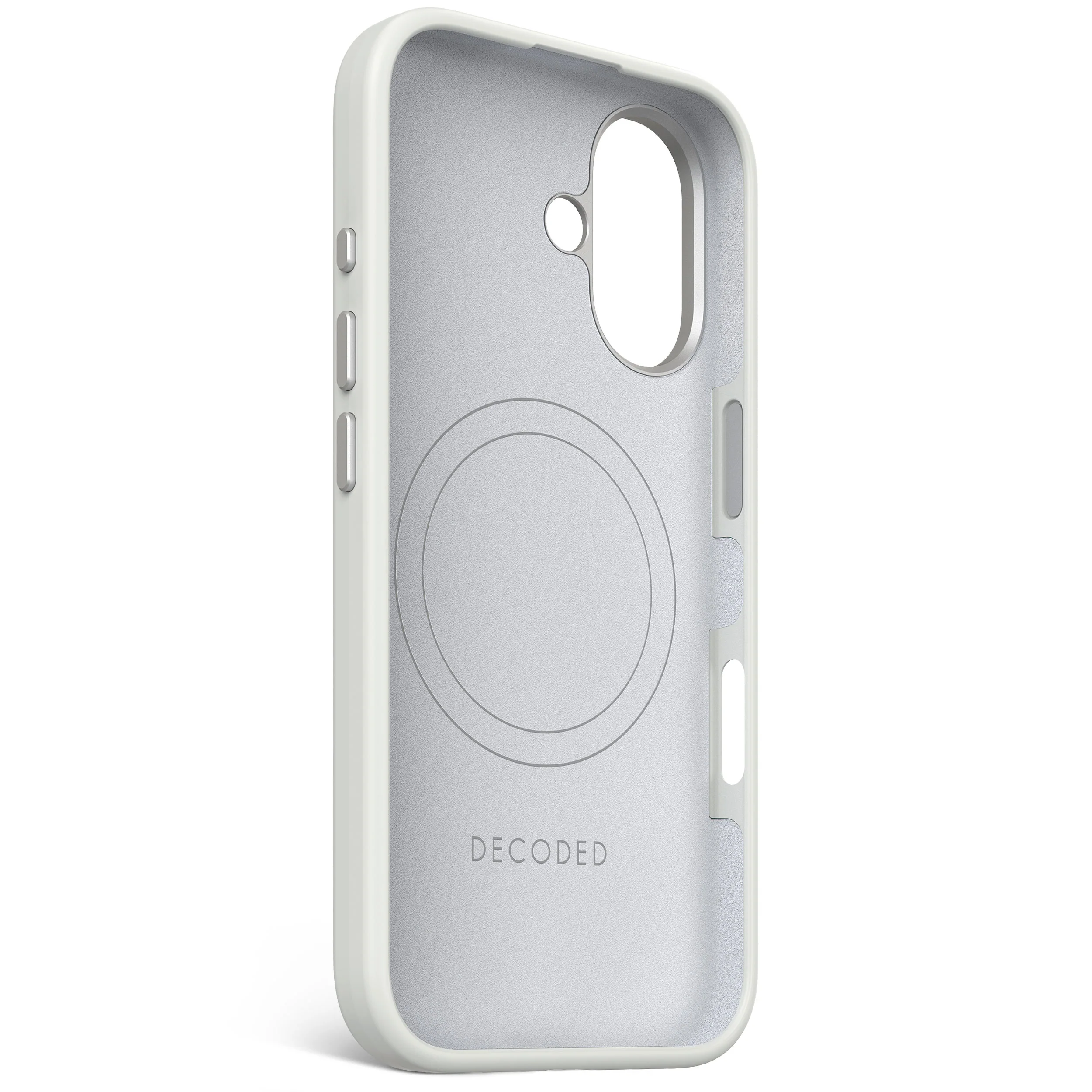 AntiMicrobial Silicone Stacks Case | Stone Grey | iPhone 16 | D25IPO16BCST9SY - Image 4