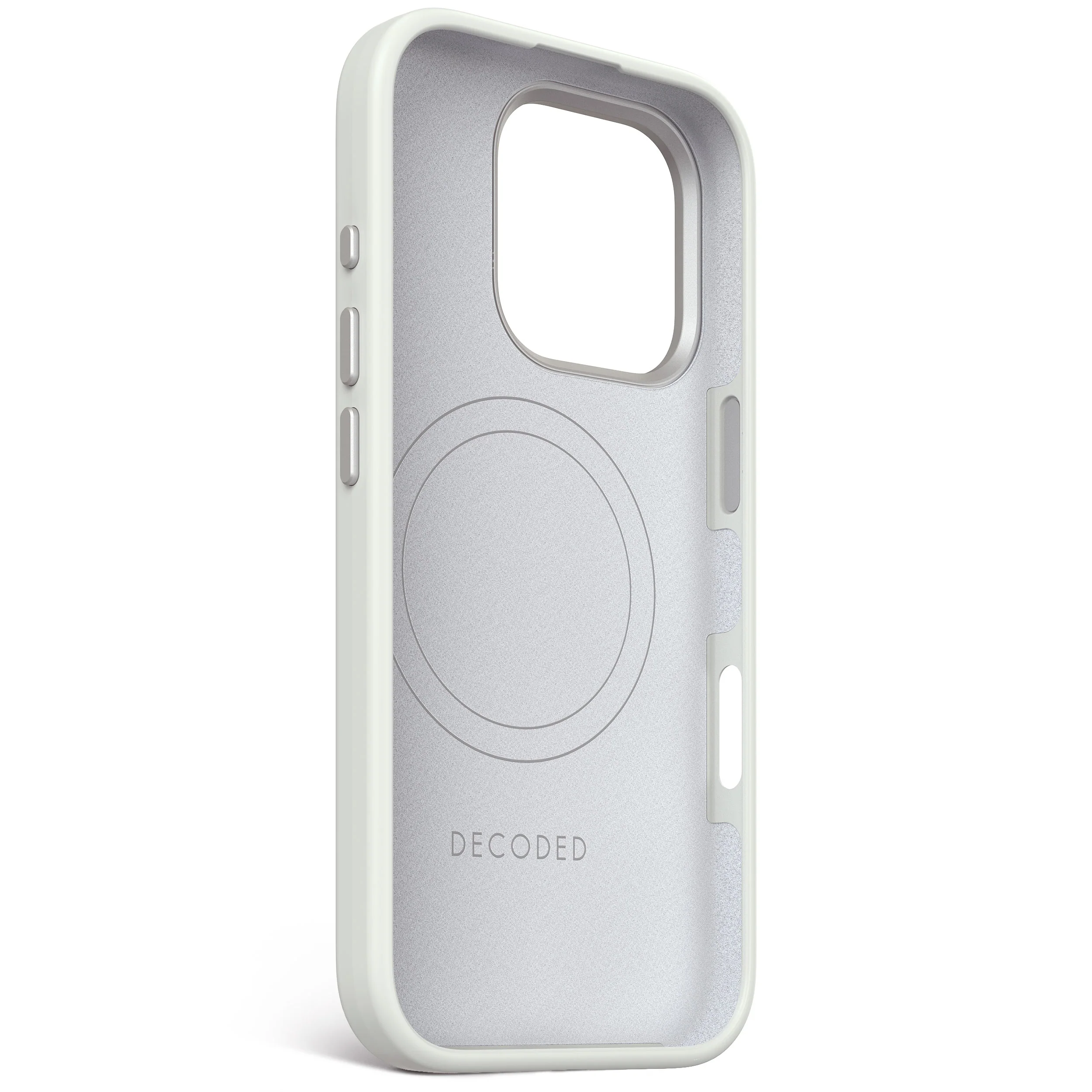 AntiMicrobial Silicone Stacks Case | Stone Grey | iPhone 16 Pro | D25IPO16PBCST9SY - Image 4