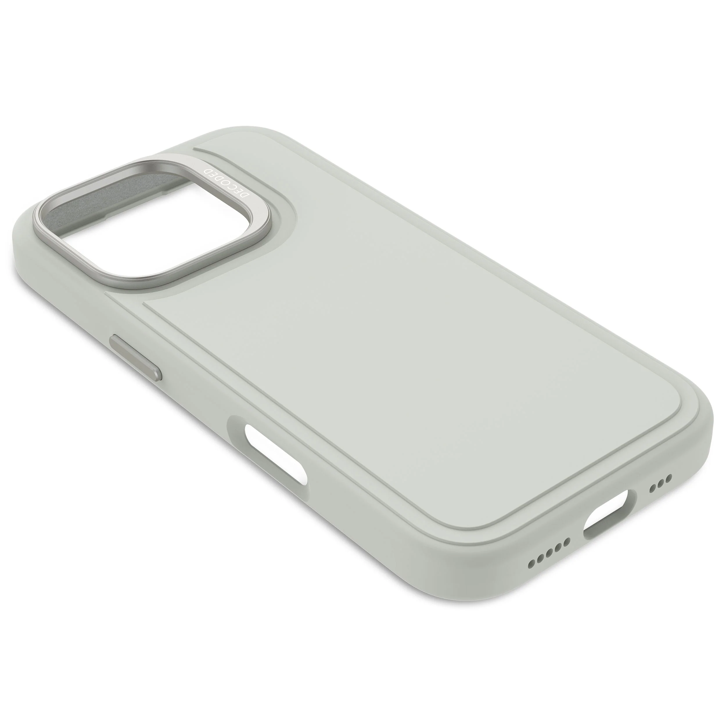 AntiMicrobial Silicone Stacks Case | Stone Grey | iPhone 16 Pro | D25IPO16PBCST9SY - Image 8