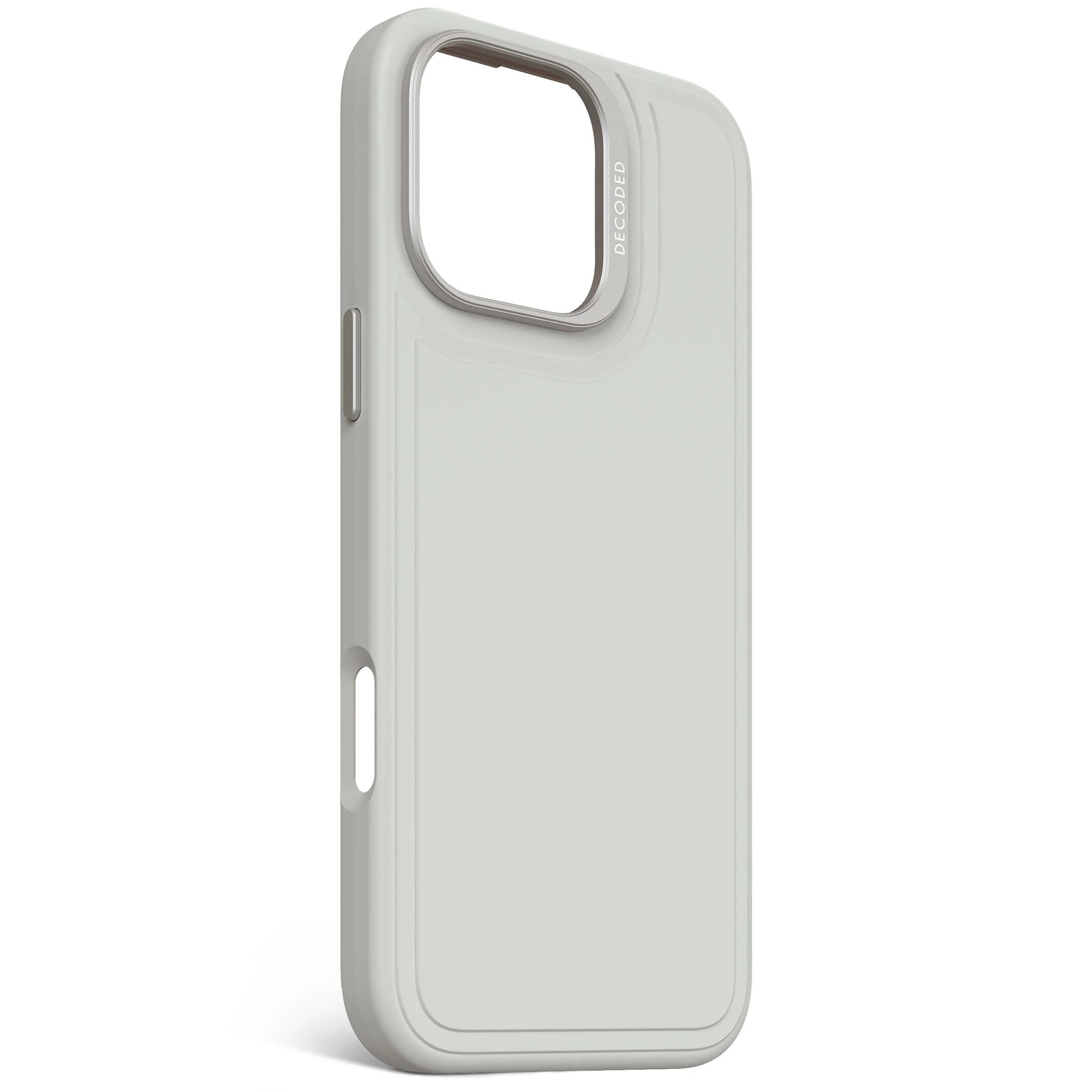 AntiMicrobial Silicone Stacks Case | Stone Grey | iPhone 16 Pro Max | D25IPO16PMBCST9SY - Image 2