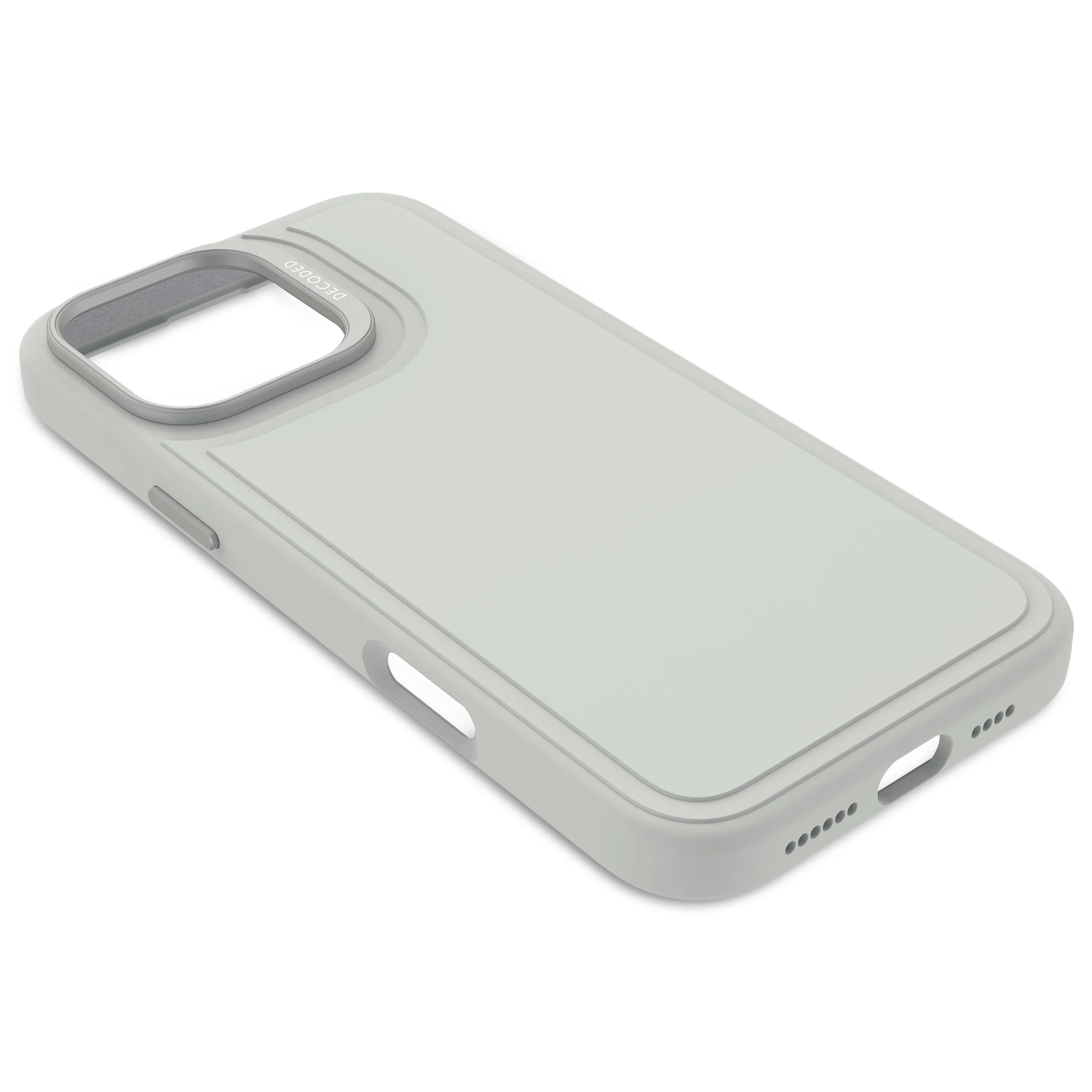 AntiMicrobial Silicone Stacks Case | Stone Grey | iPhone 16 Pro Max | D25IPO16PMBCST9SY - Image 8