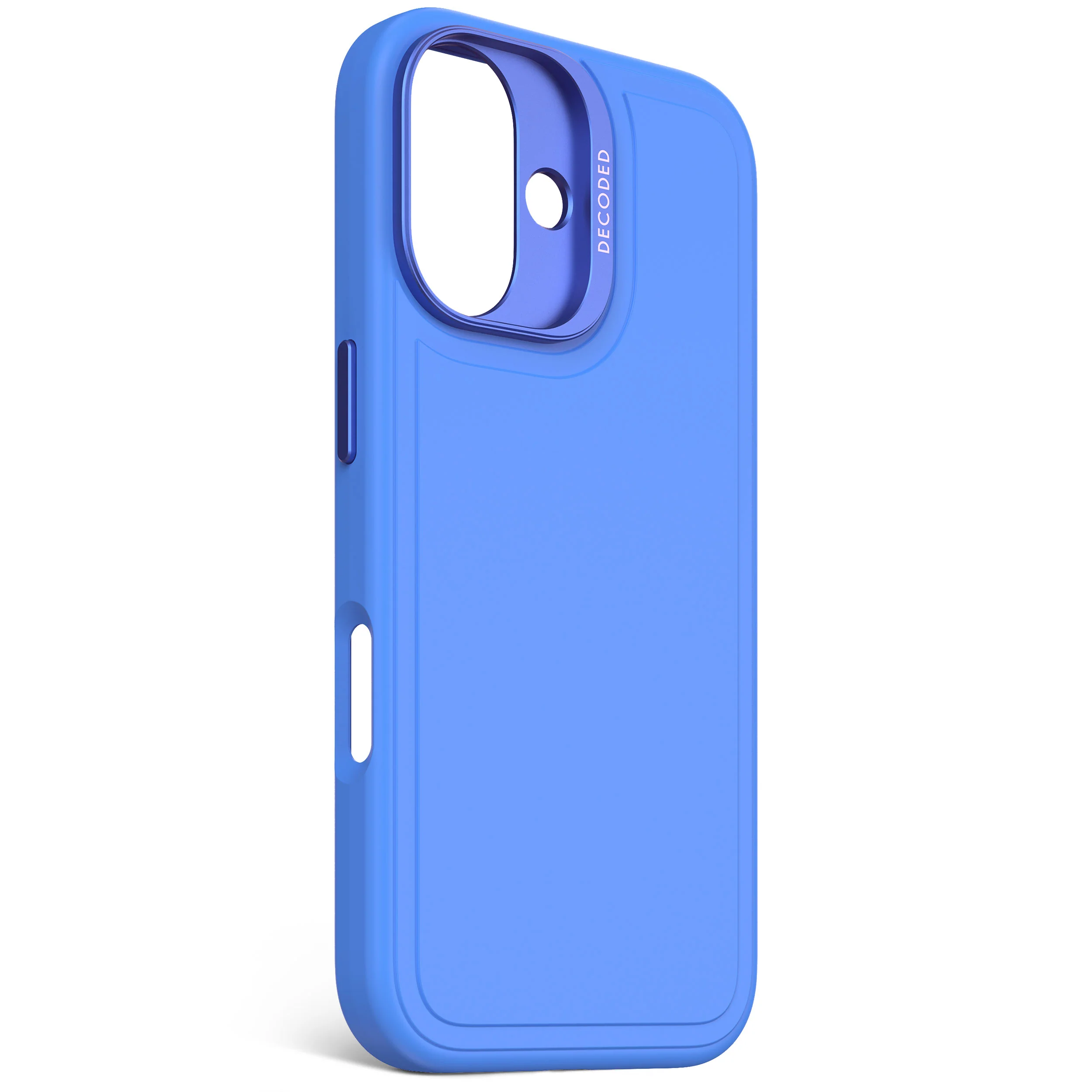 AntiMicrobial Silicone Stacks Case | Super Sonic Blue | iPhone 16 | D25IPO16BCST9SC - Image 2