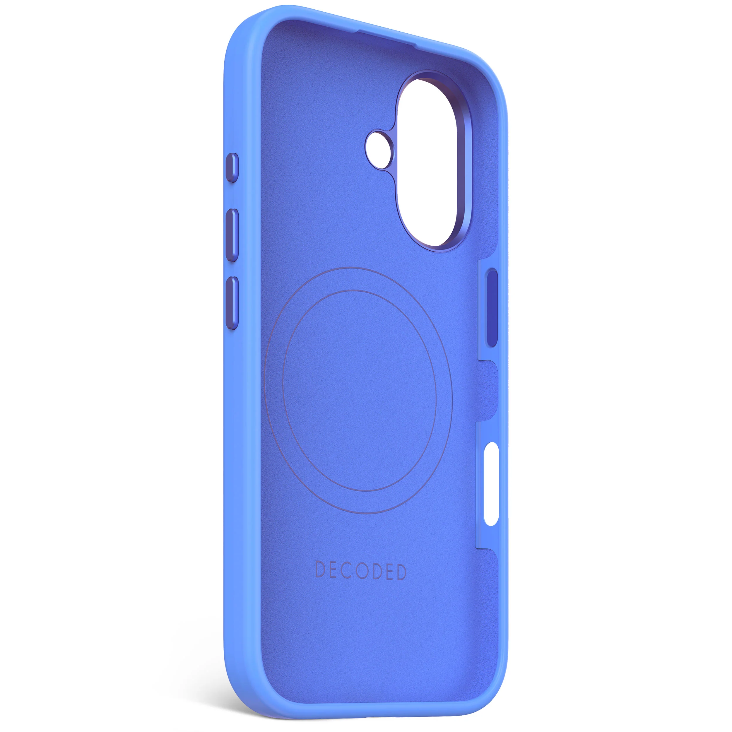 AntiMicrobial Silicone Stacks Case | Super Sonic Blue | iPhone 16 | D25IPO16BCST9SC - Image 3