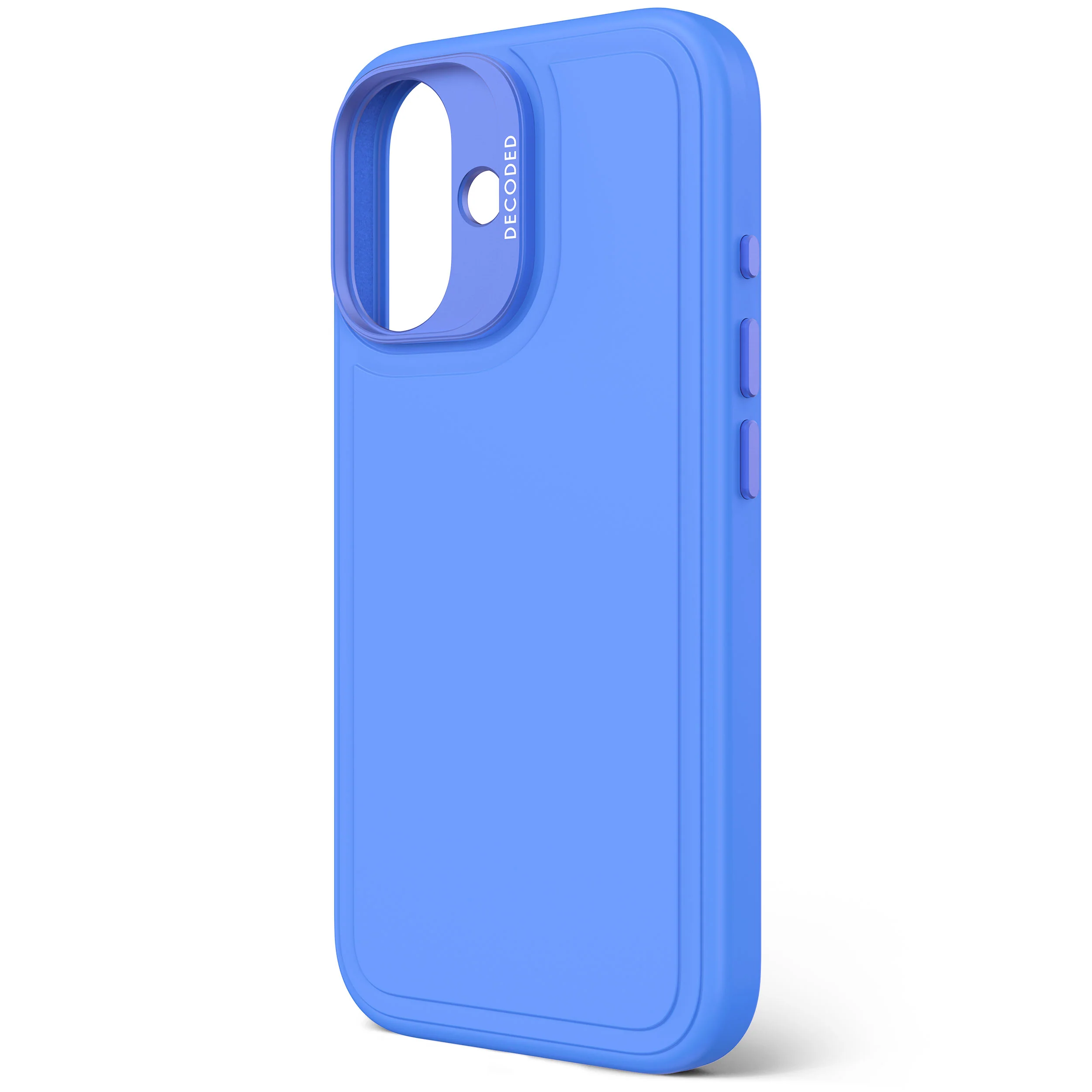 AntiMicrobial Silicone Stacks Case | Super Sonic Blue | iPhone 16 | D25IPO16BCST9SC - Image 7