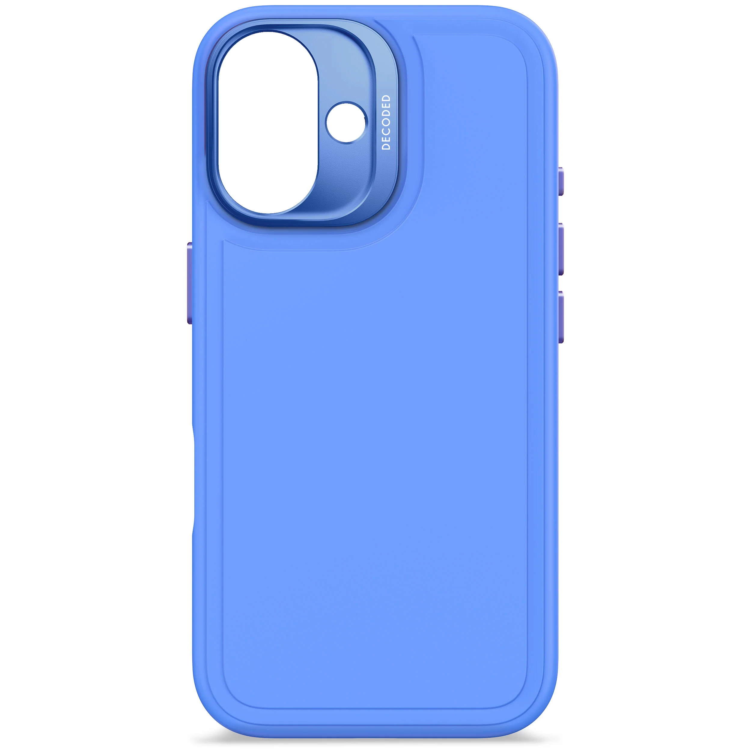 AntiMicrobial Silicone Stacks Case | Super Sonic Blue | iPhone 16 | D25IPO16BCST9SC - Image 8