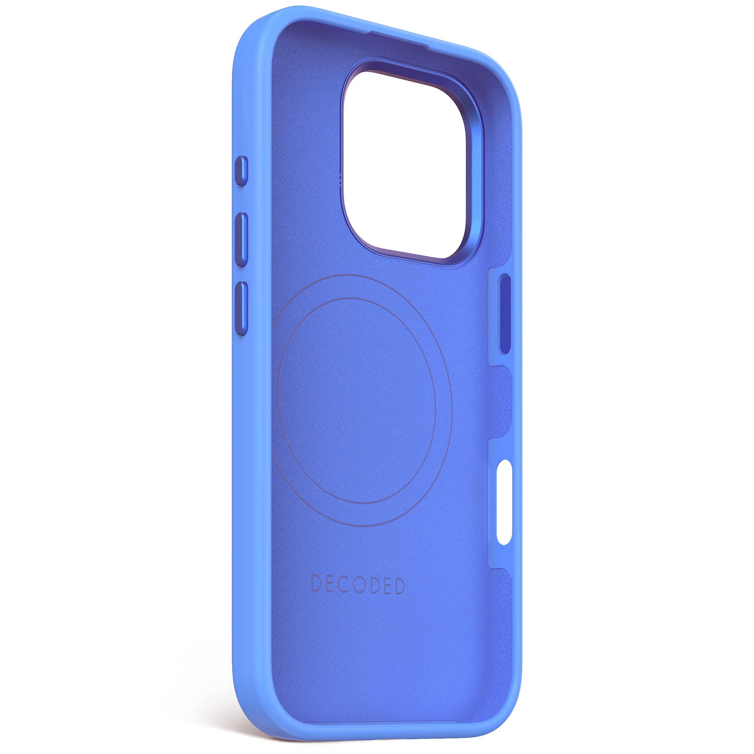AntiMicrobial Silicone Stacks Case | Super Sonic Blue | iPhone 16 Pro | D25IPO16PBCST9SC - Image 4